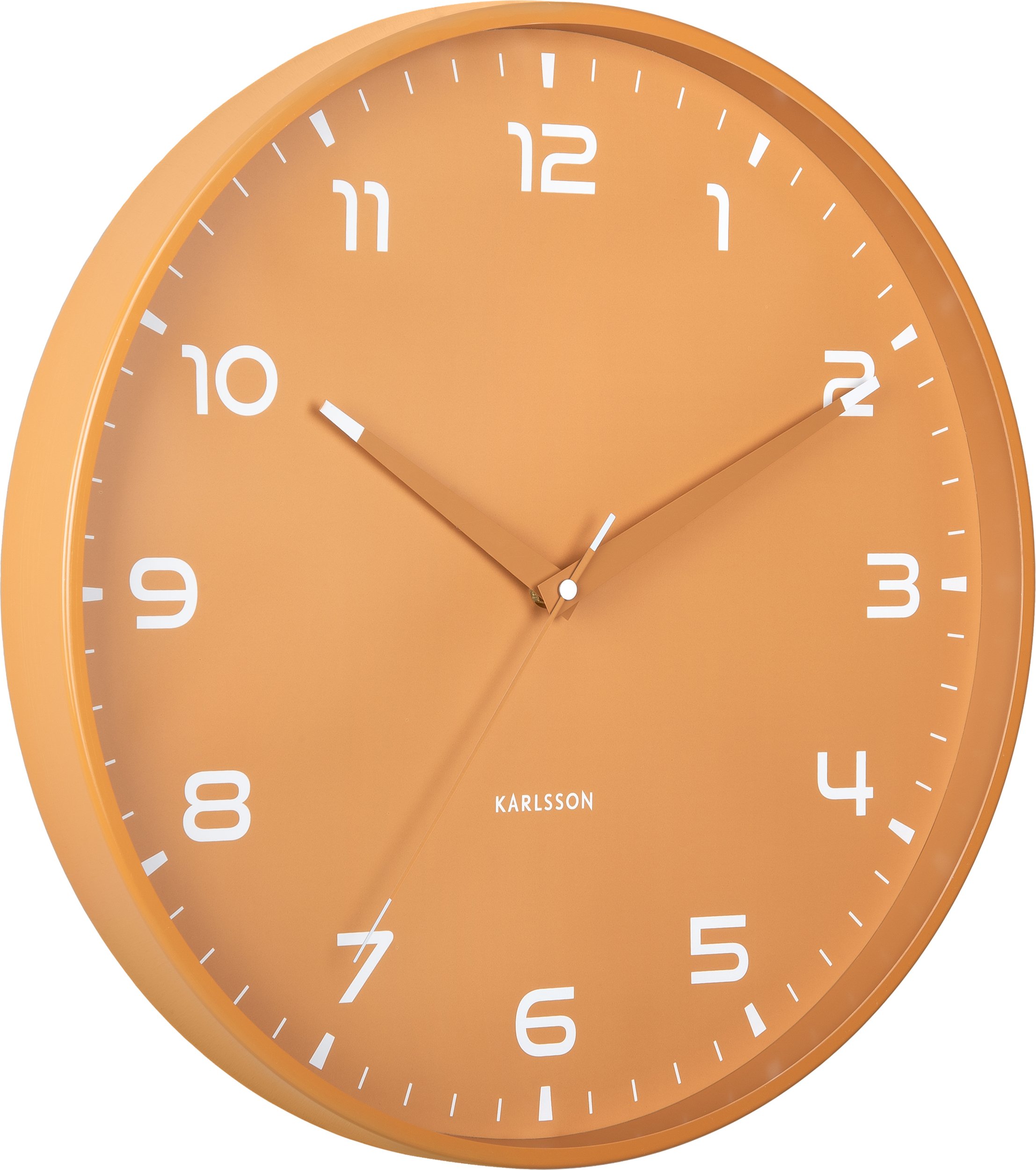 Zegar ścienny Orgullo pomarańczowy