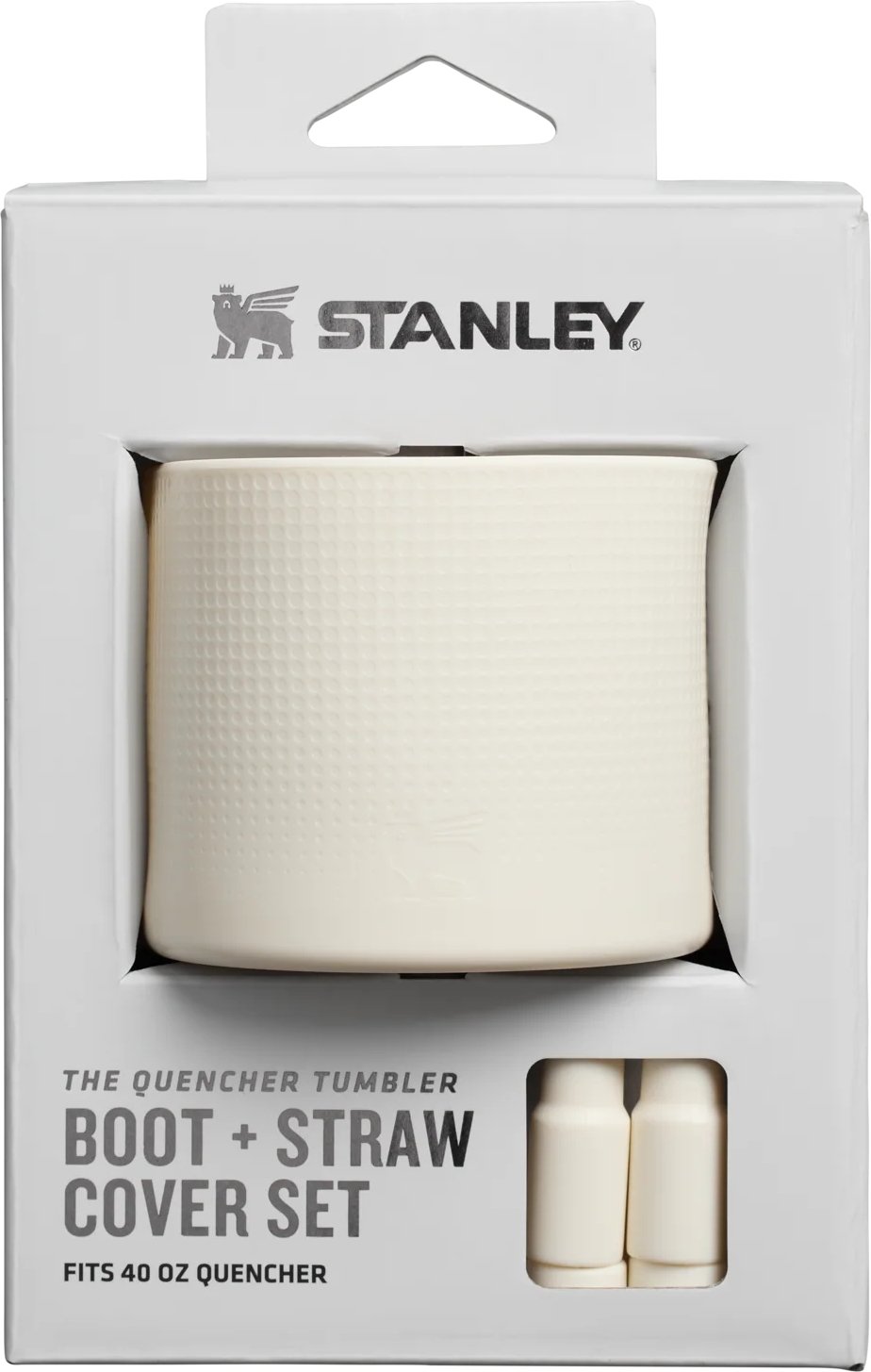 Zestaw silikonowych akcesoriów ochronnych do kubków termicznych Quencher 1,18 l kremowy