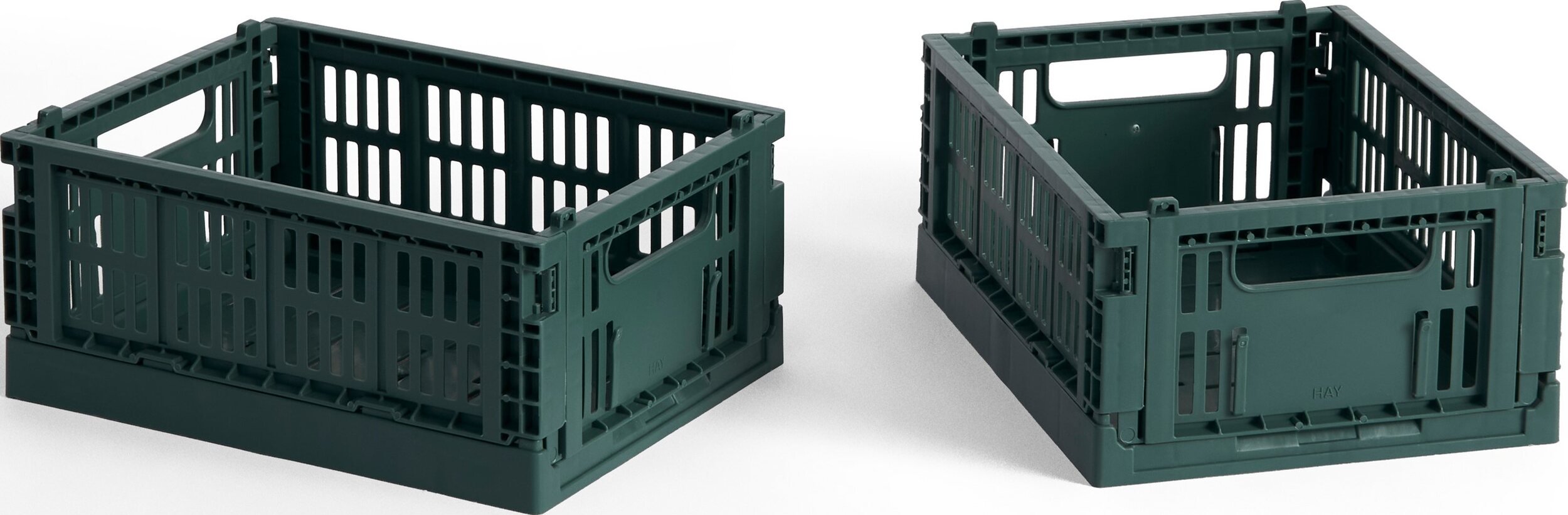 Kosze do przechowywania Hay Colour Crate Mini ciemnozielone 2 szt.