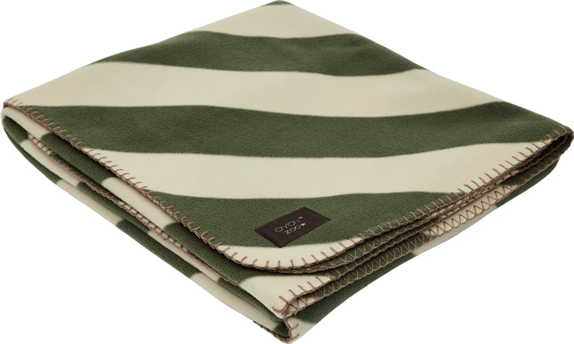 Koc dla psa Kaya 140 x 150 cm biało-zielony