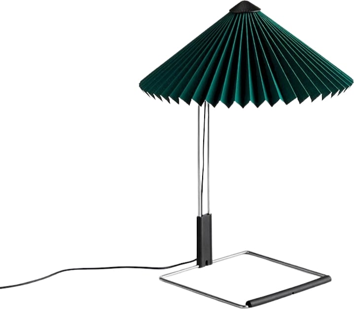 Lampa stołowa Matin 30 cm zielona lustrzana