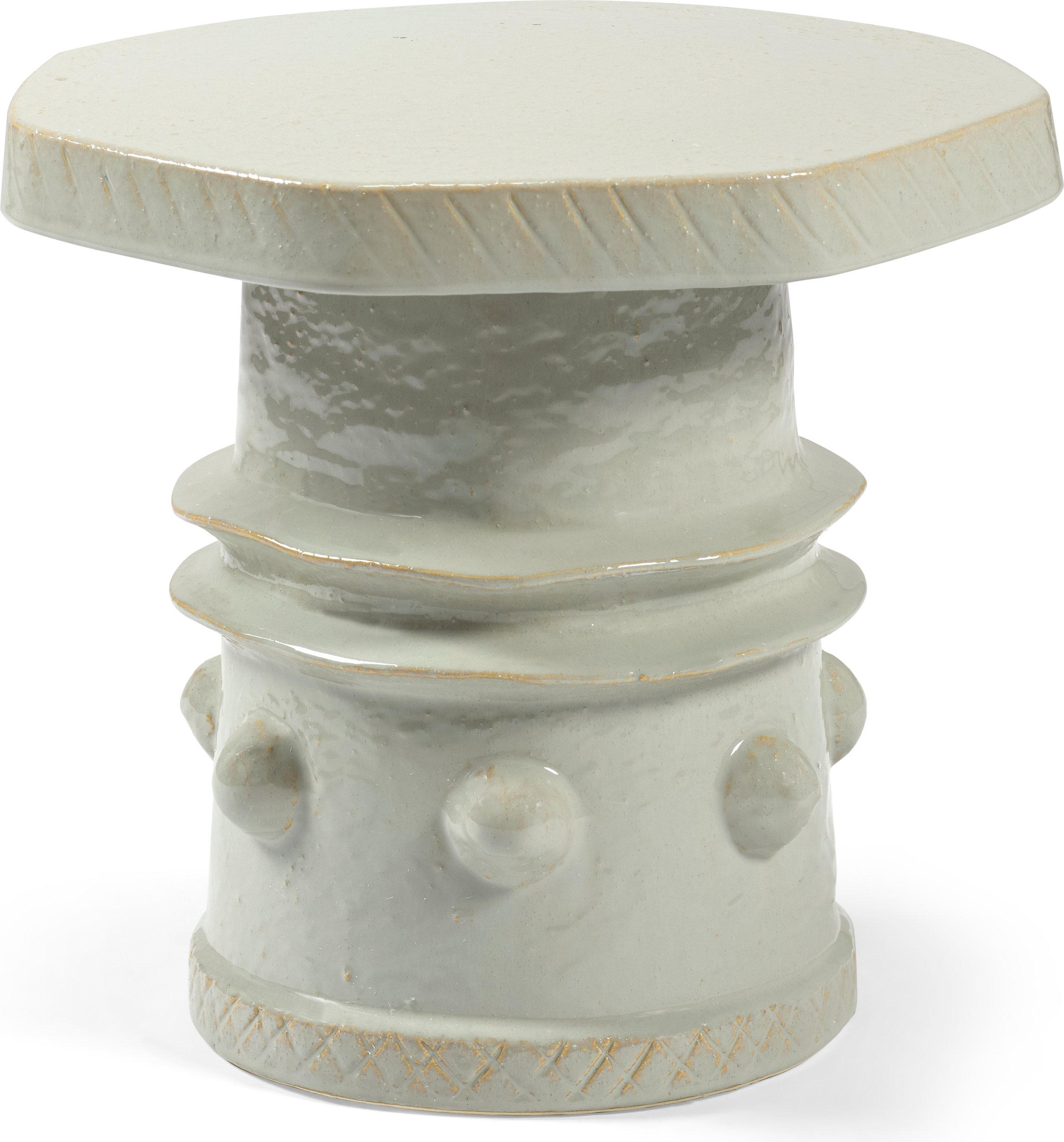 Stolik boczny Clara 37 cm szary