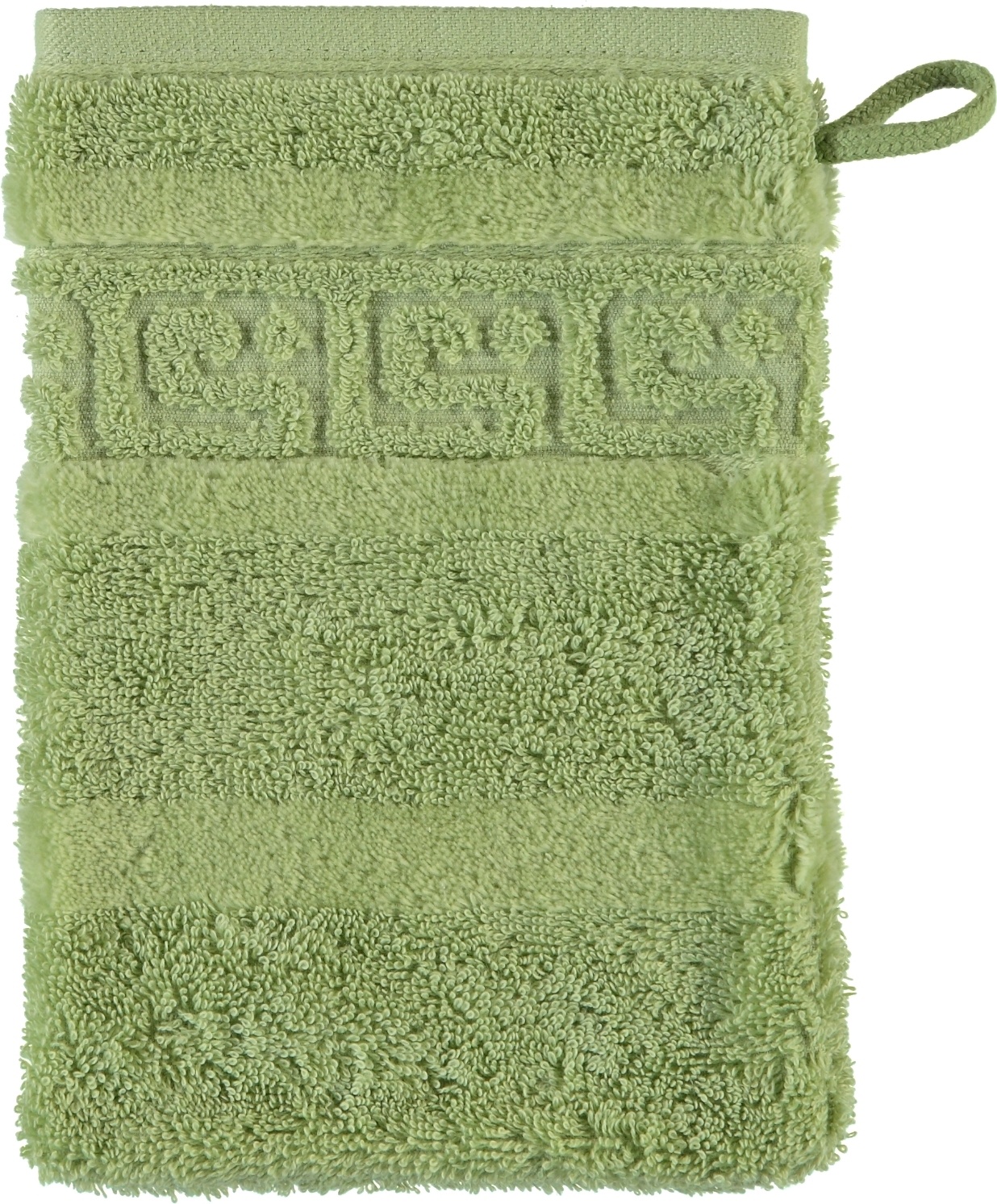 Rękawica kąpielowa Noblesse 16 x 22 cm jasnozielona
