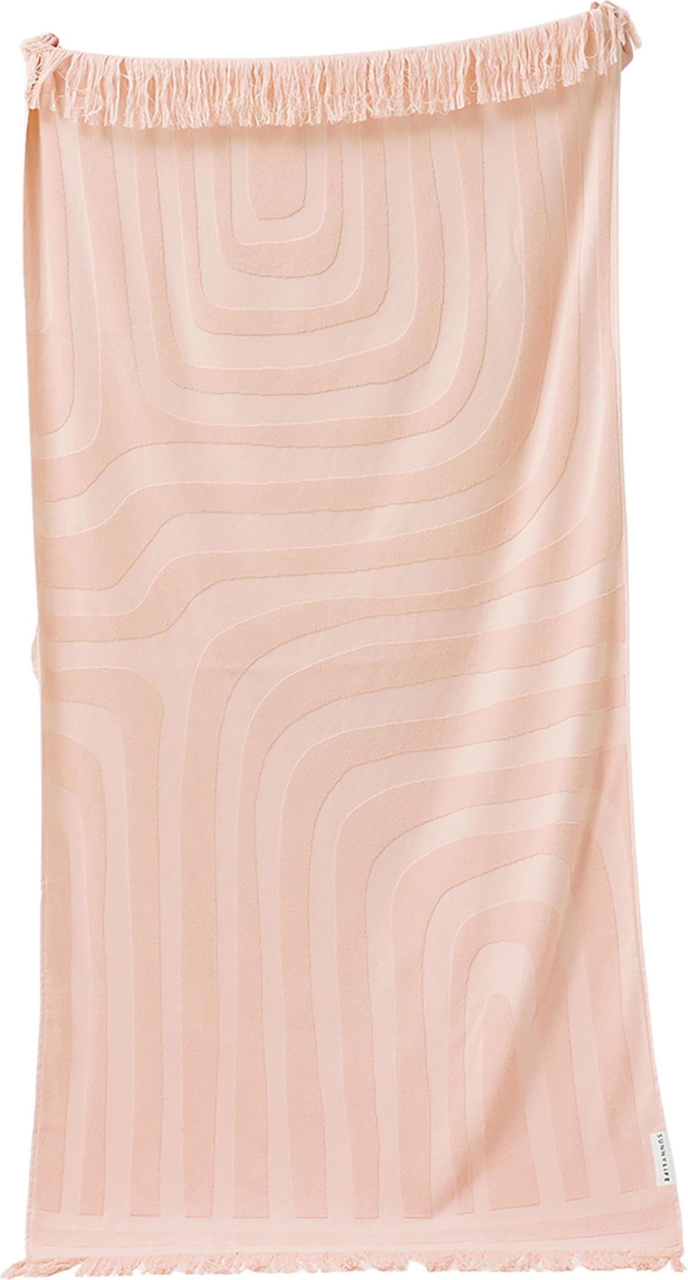 Ręcznik plażowy Luxe 90 x 175 cm łososiowy