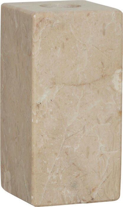 Świecznik na klasyczną świecę Savi 10 cm beżowy