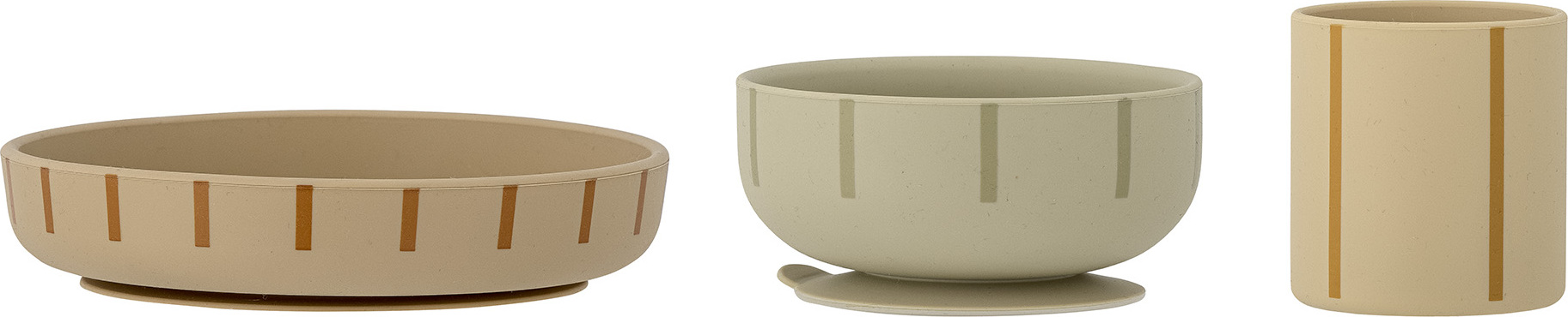 Naczynia dziecięce Levi z przyssawkami 3 el.