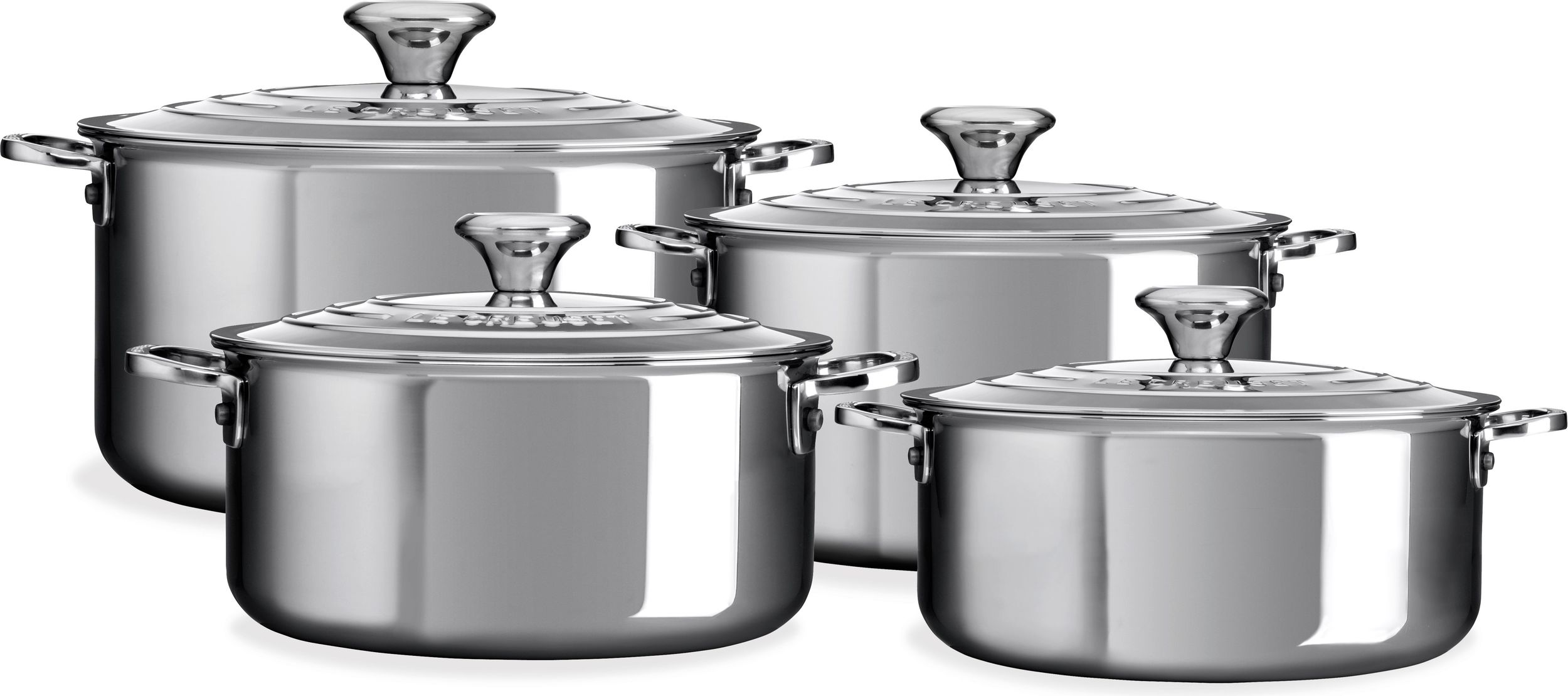 Zestaw garnków 3-ply Plus 4 el.