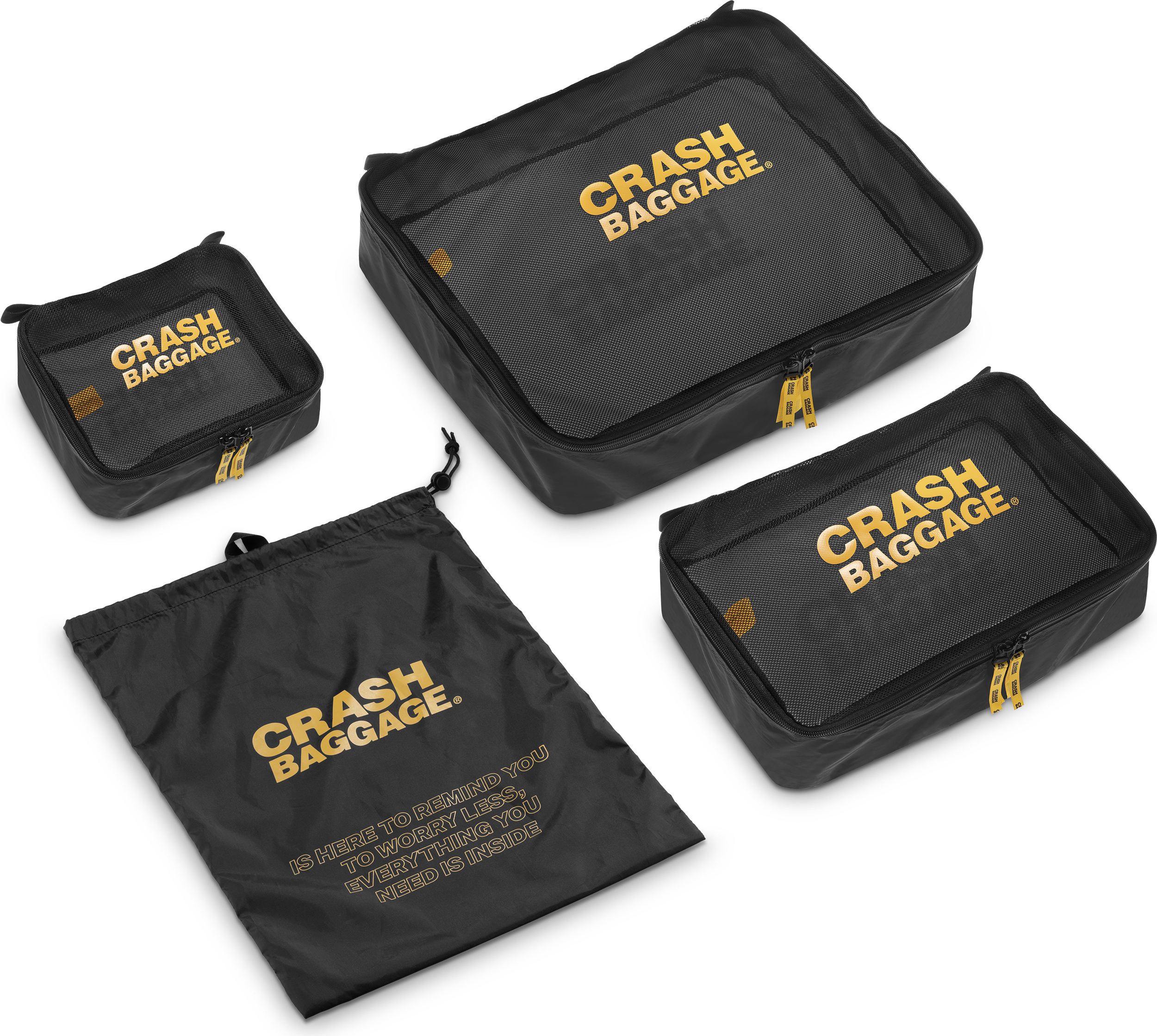 Pojemniki do przechowywania ubrań Easy Life czarne z workiem na buty 4 el.