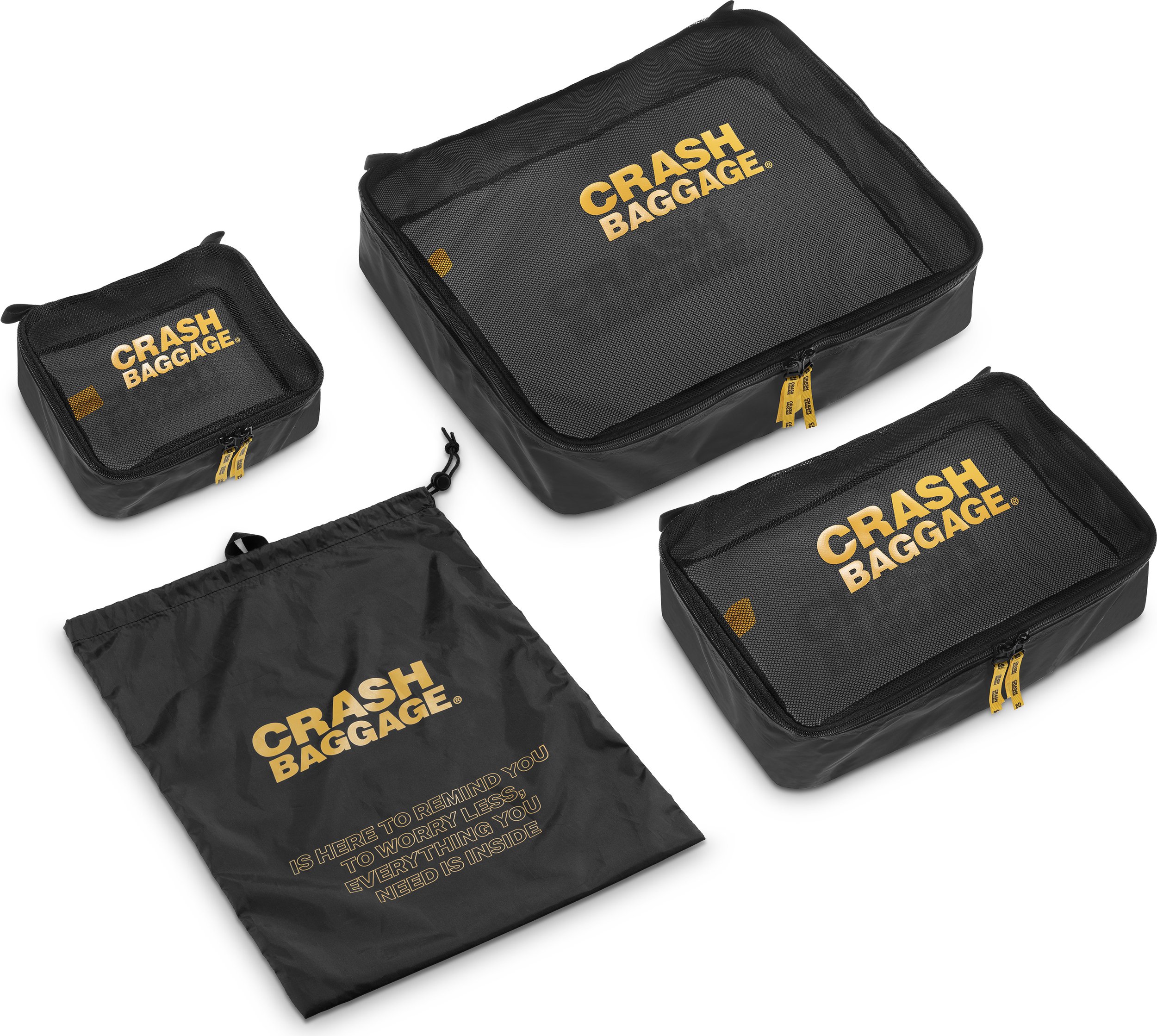 Pojemniki do przechowywania ubrań Easy Life czarne z workiem na buty 4 el.