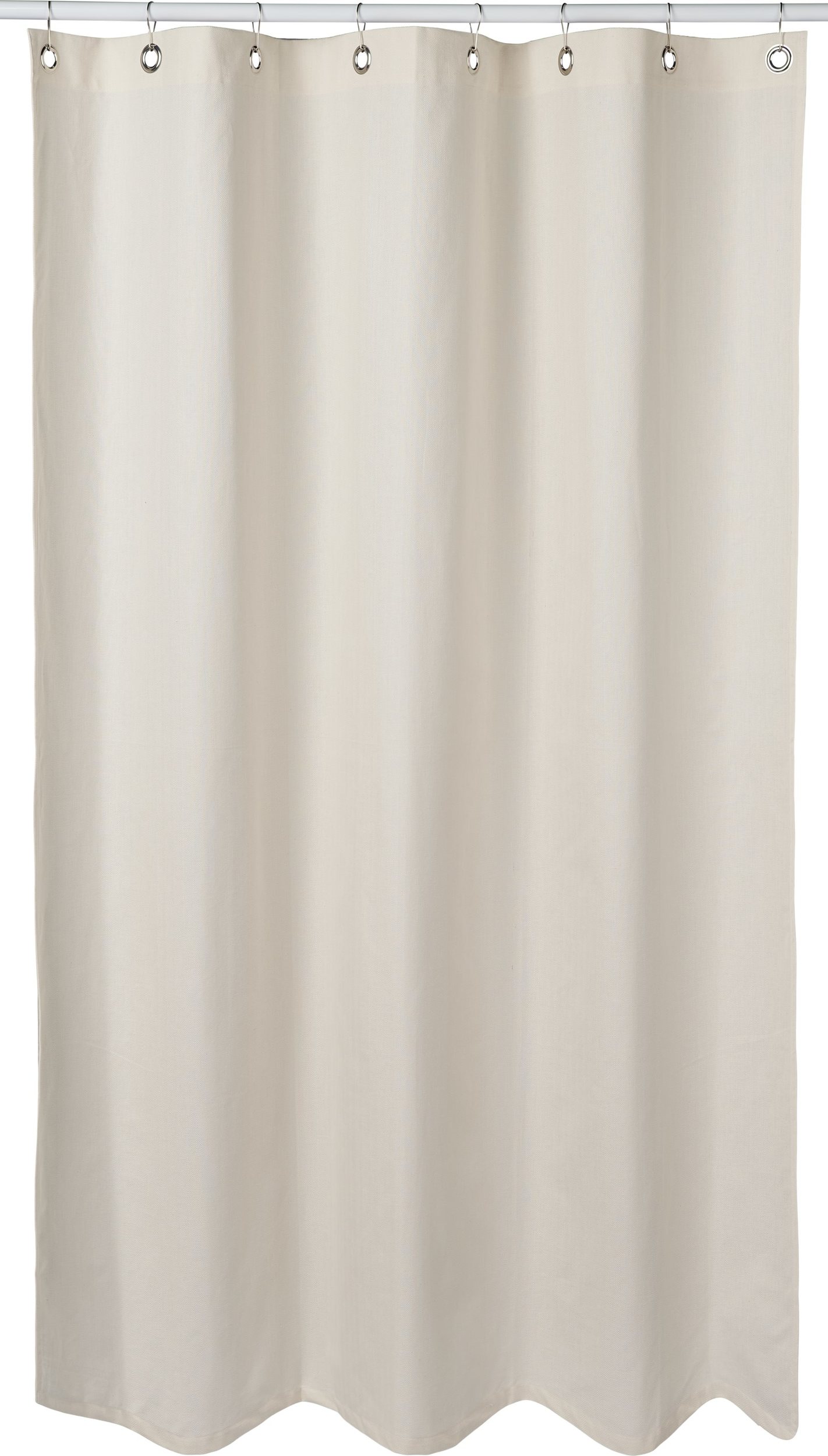 Zasłona prysznicowa Humdakin 150 x 200 cm kremowa