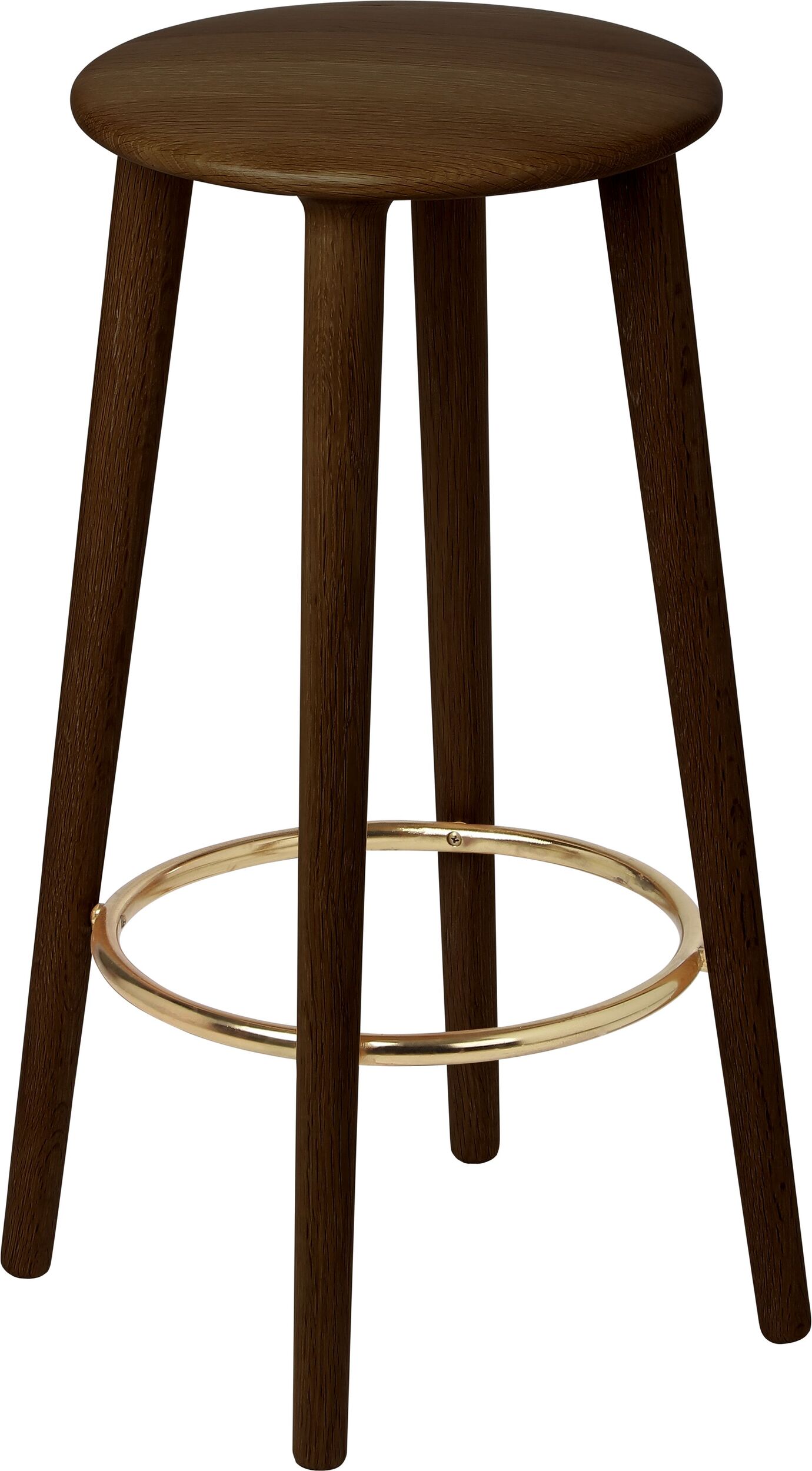 Stołek The Socialite 67,5 cm ciemny dąb