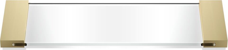 Taca łazienkowa Corner 12 x 34 cm złoty mat