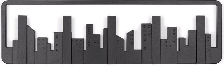 Wieszak na ubrania Skyline czarny