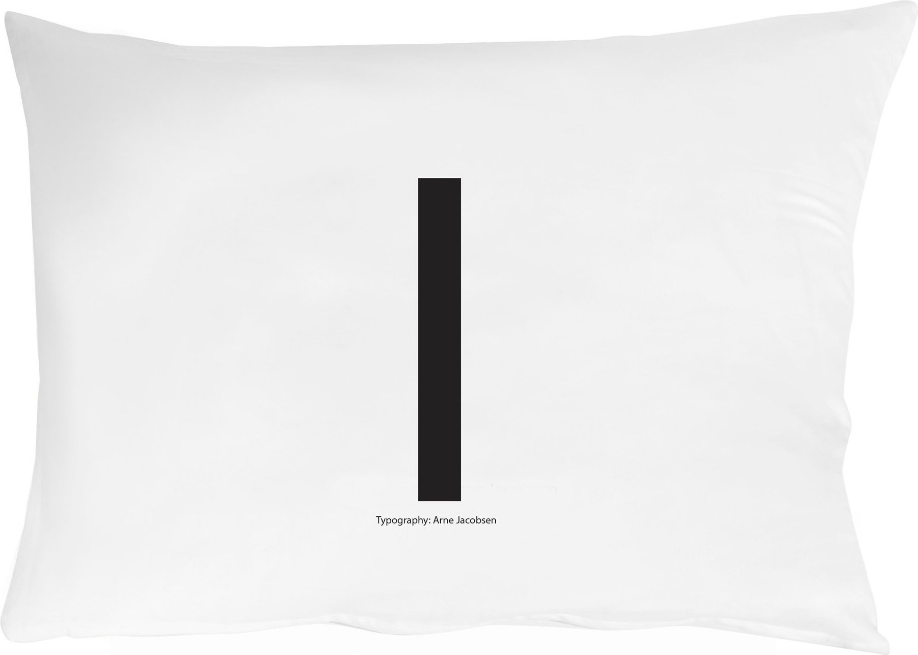 Poszewka na poduszkę Arne Jacobsens Vintage ABC litera I