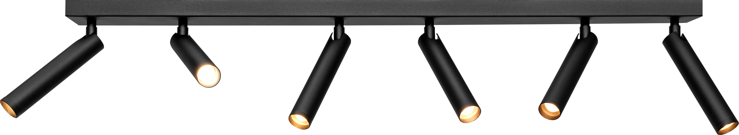 Listwa Roll czarna sześcioelementowa z łączeniem czarnym