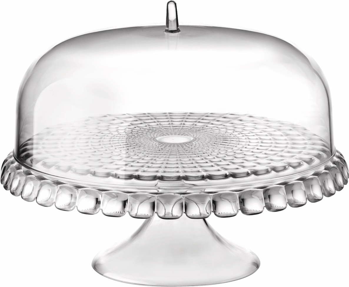 Etażerka na ciasto Tiffany mała transparentna