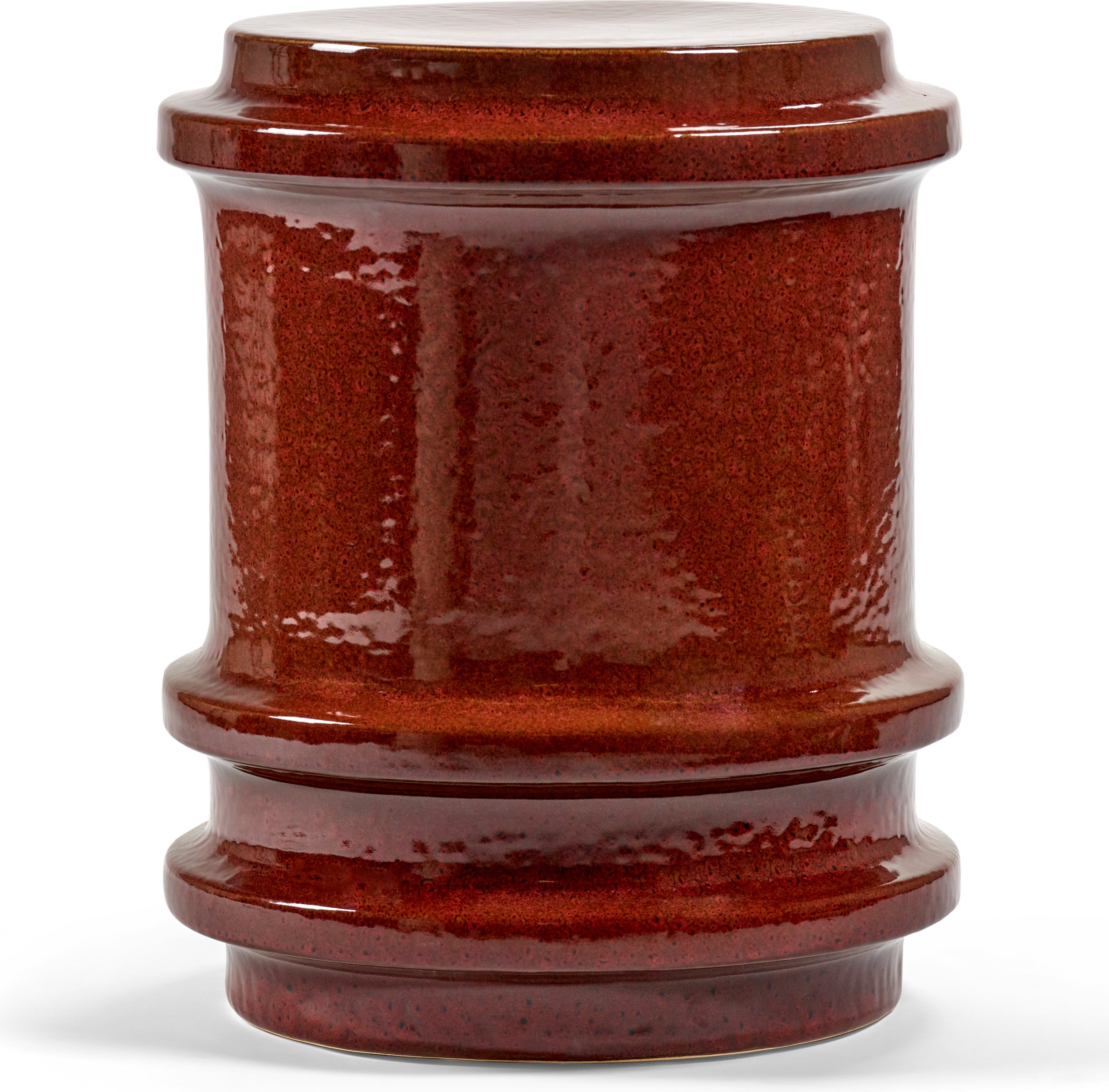 Stolik boczny Pawn 35 cm ciemnoczerwony