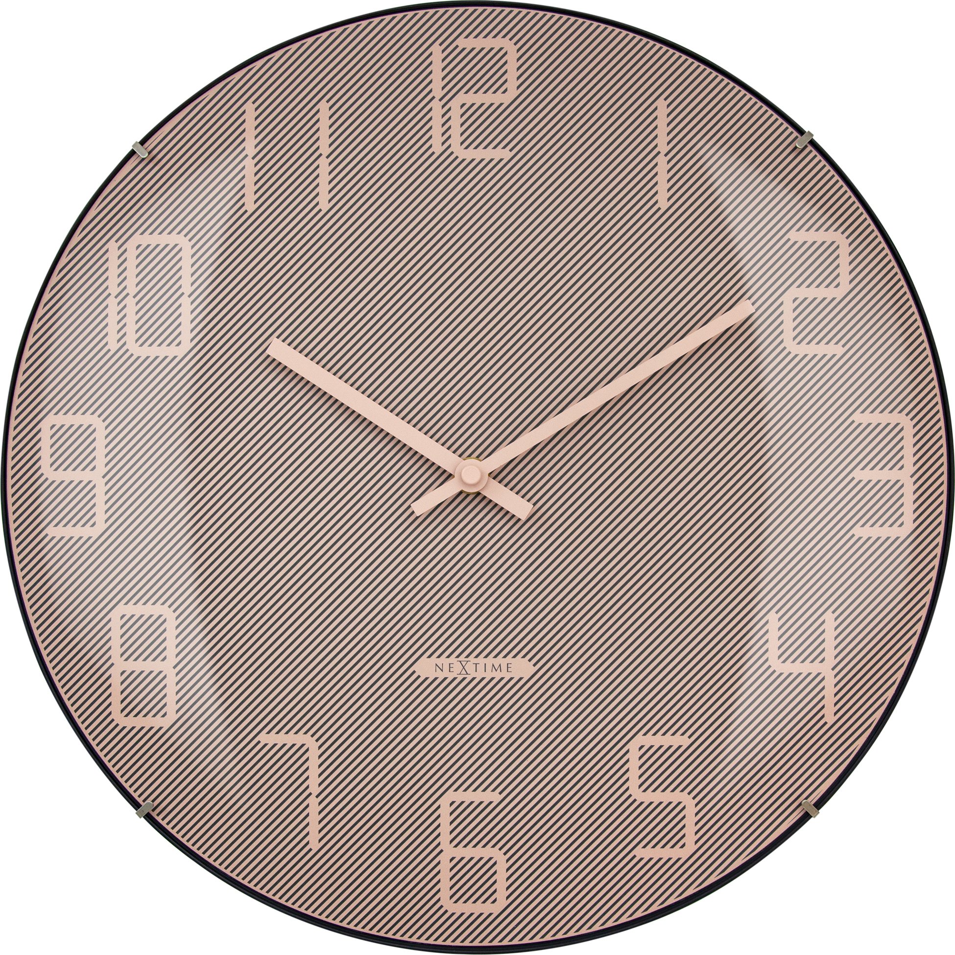 Zegar ścienny Shade różowy