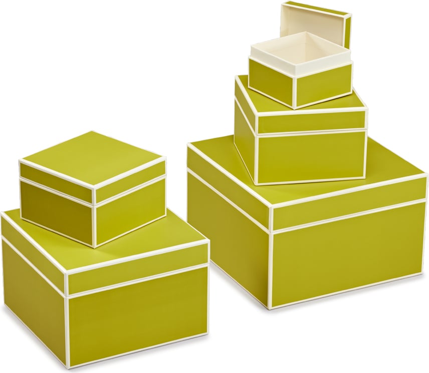Pudełka prezentowe Die Kante zieleń matcha 5 szt.