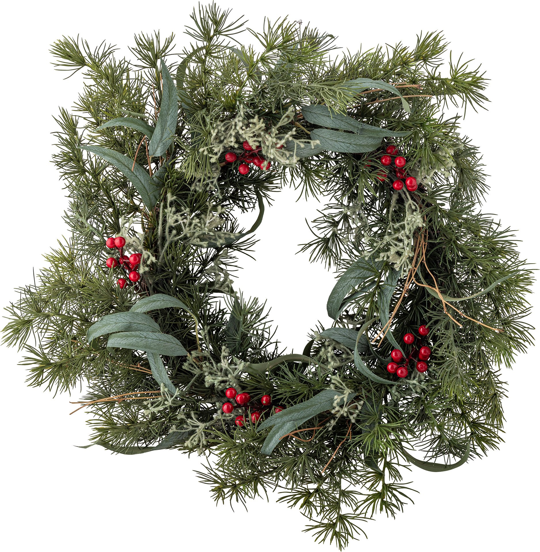 Dekoracja świąteczna Pine wieniec 60 cm