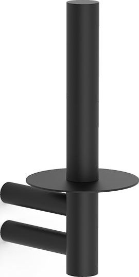 Uchwyt na papier toaletowy Bar czarny mat