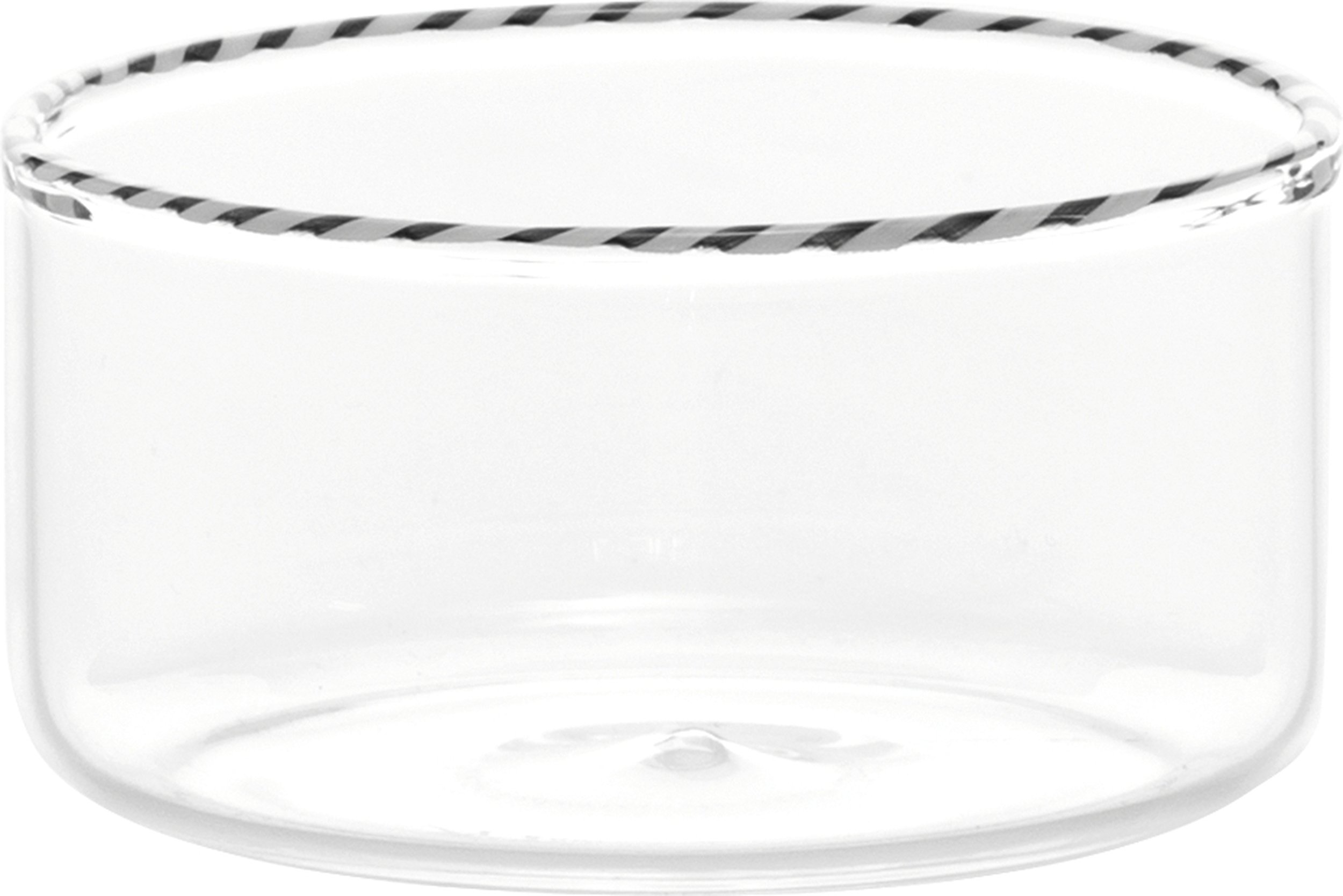 Miseczka Intrecci 420 ml czarno-biała