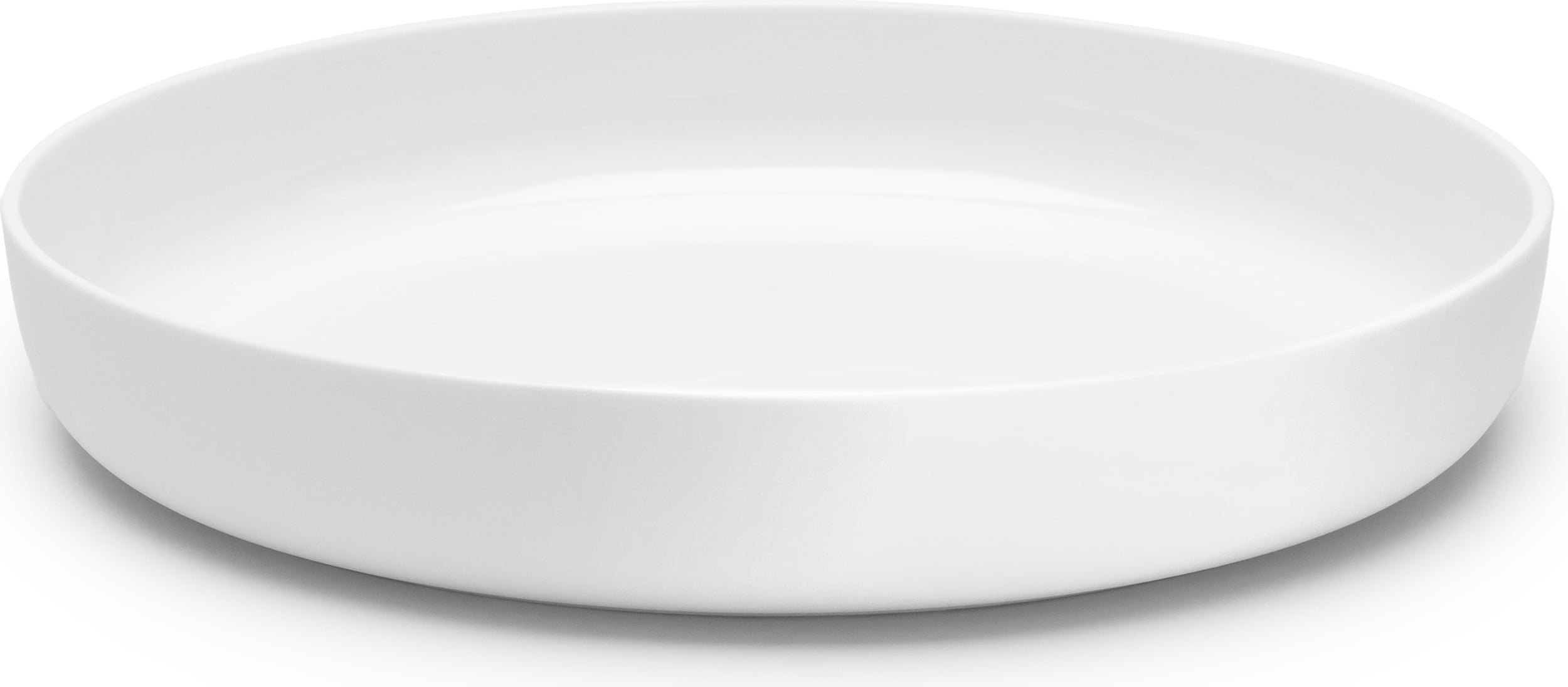 Talerz głęboki Base 28 cm biały szkliwiony