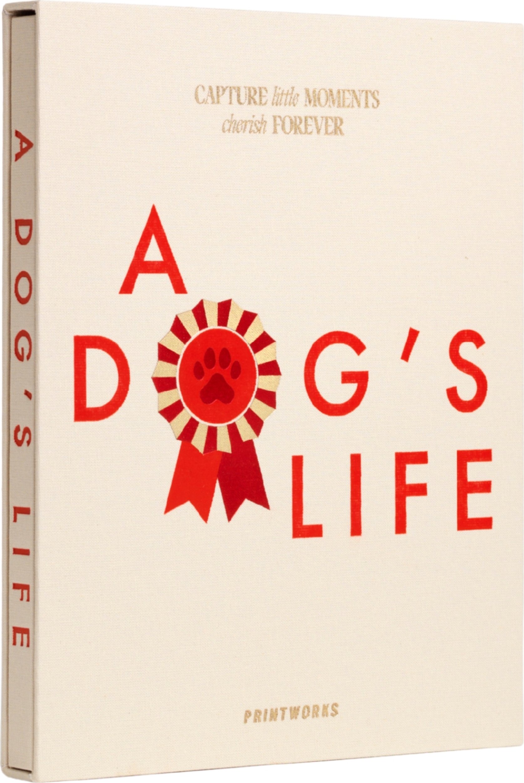 Dziennik Printworks A Dog's Life beżowy