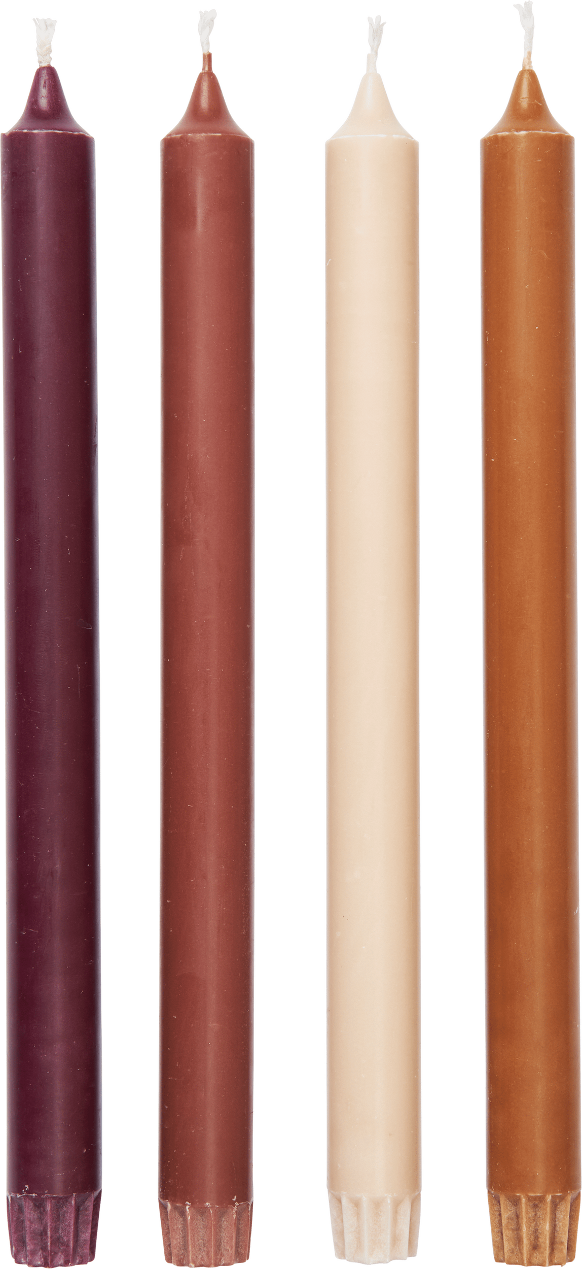 Świece Pure czerwone 4 szt.