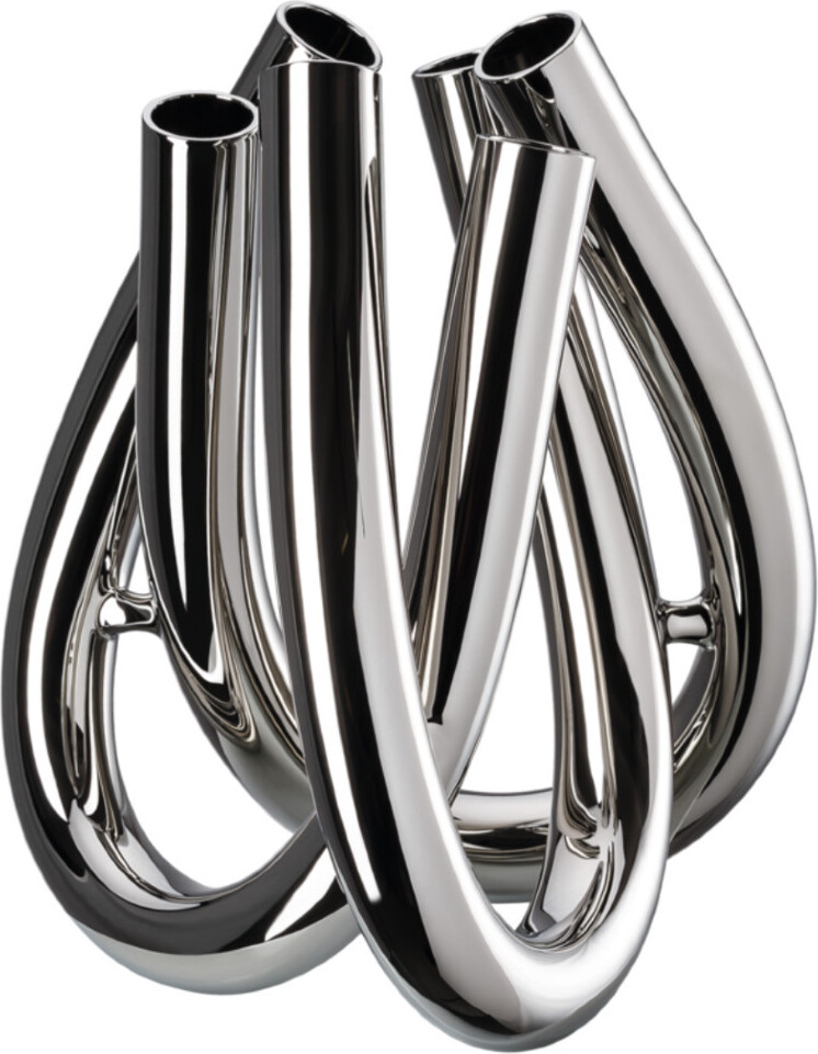 Wazon Triu 22 cm srebrny