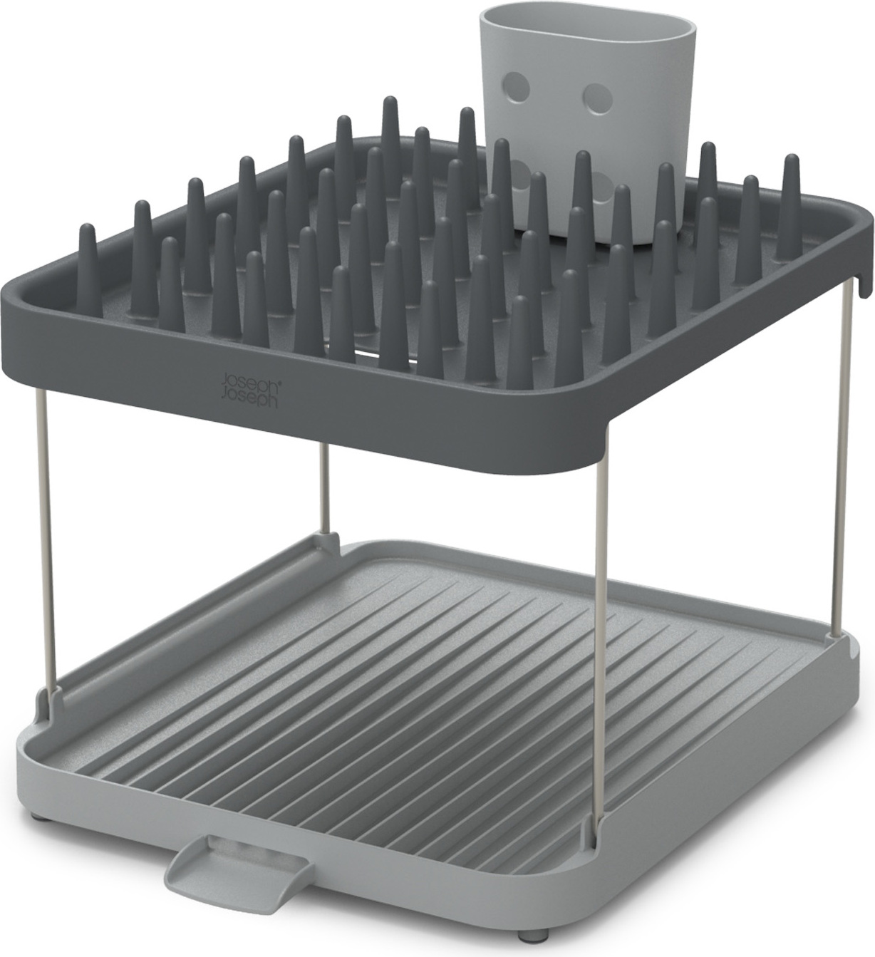 Suszarka do naczyń Duo szara dwupoziomowa