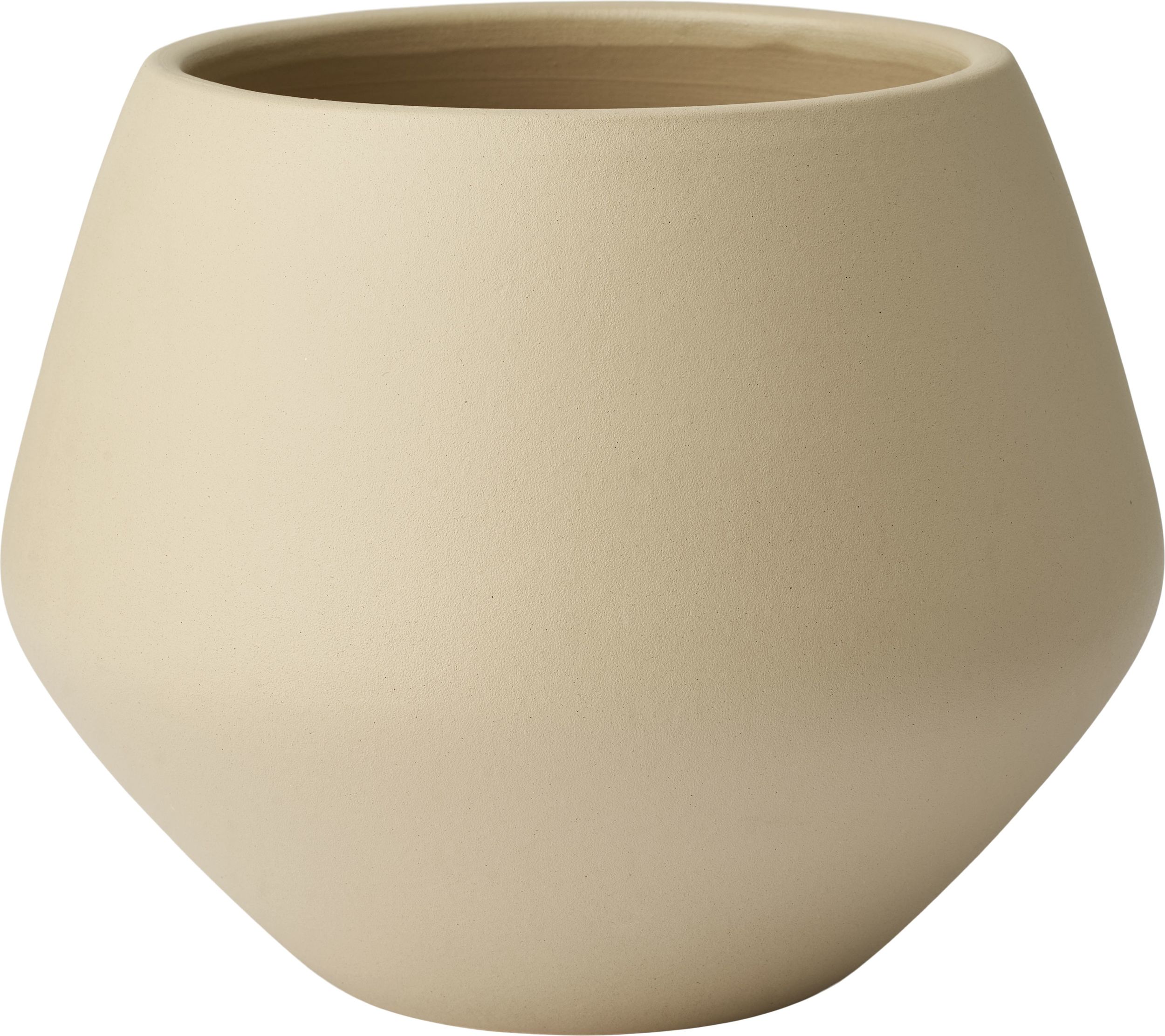 Osłonka na doniczkę Grove 19 cm piaskowa