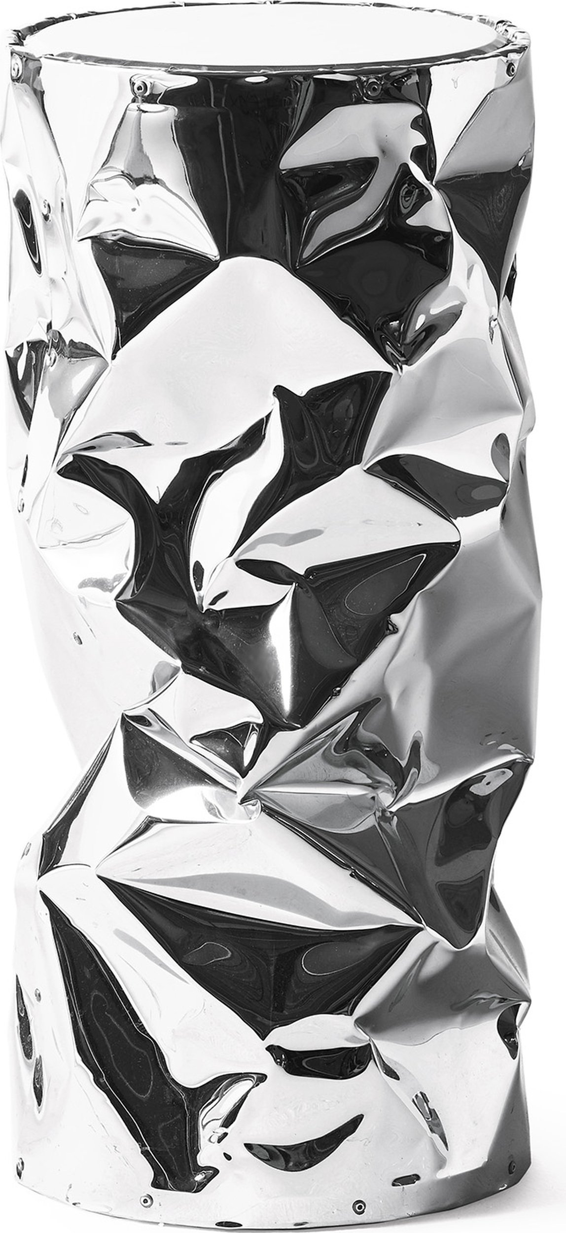 Stolik boczny Tab U 65 cm srebrny