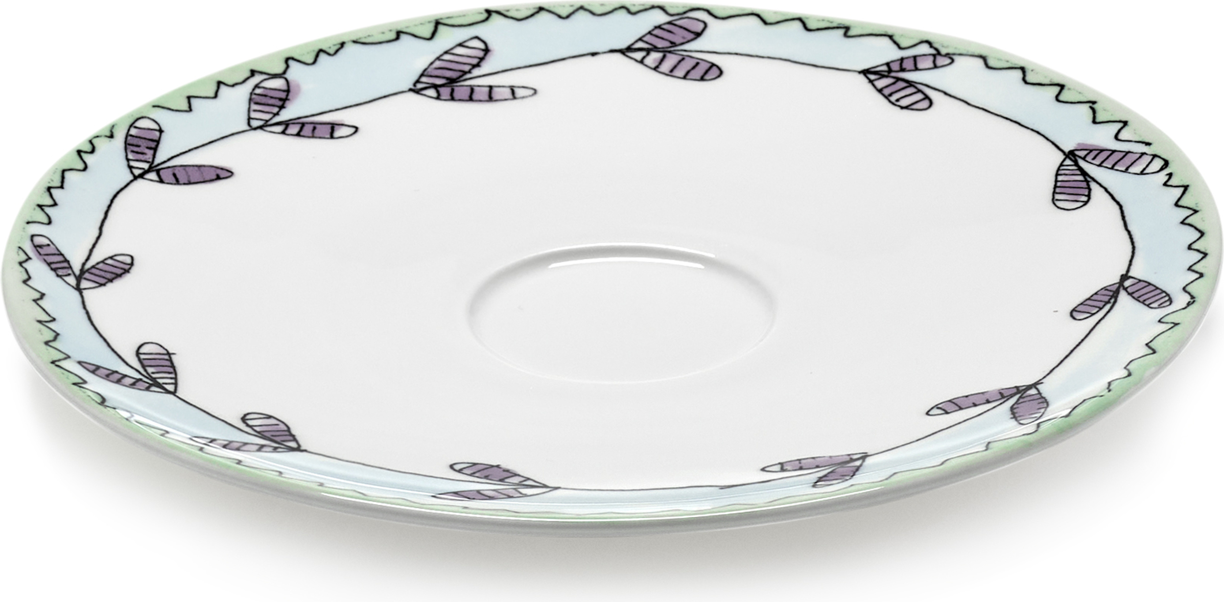 Spodek do bulionówki Midnight Flowers Blossom Milk 18 cm