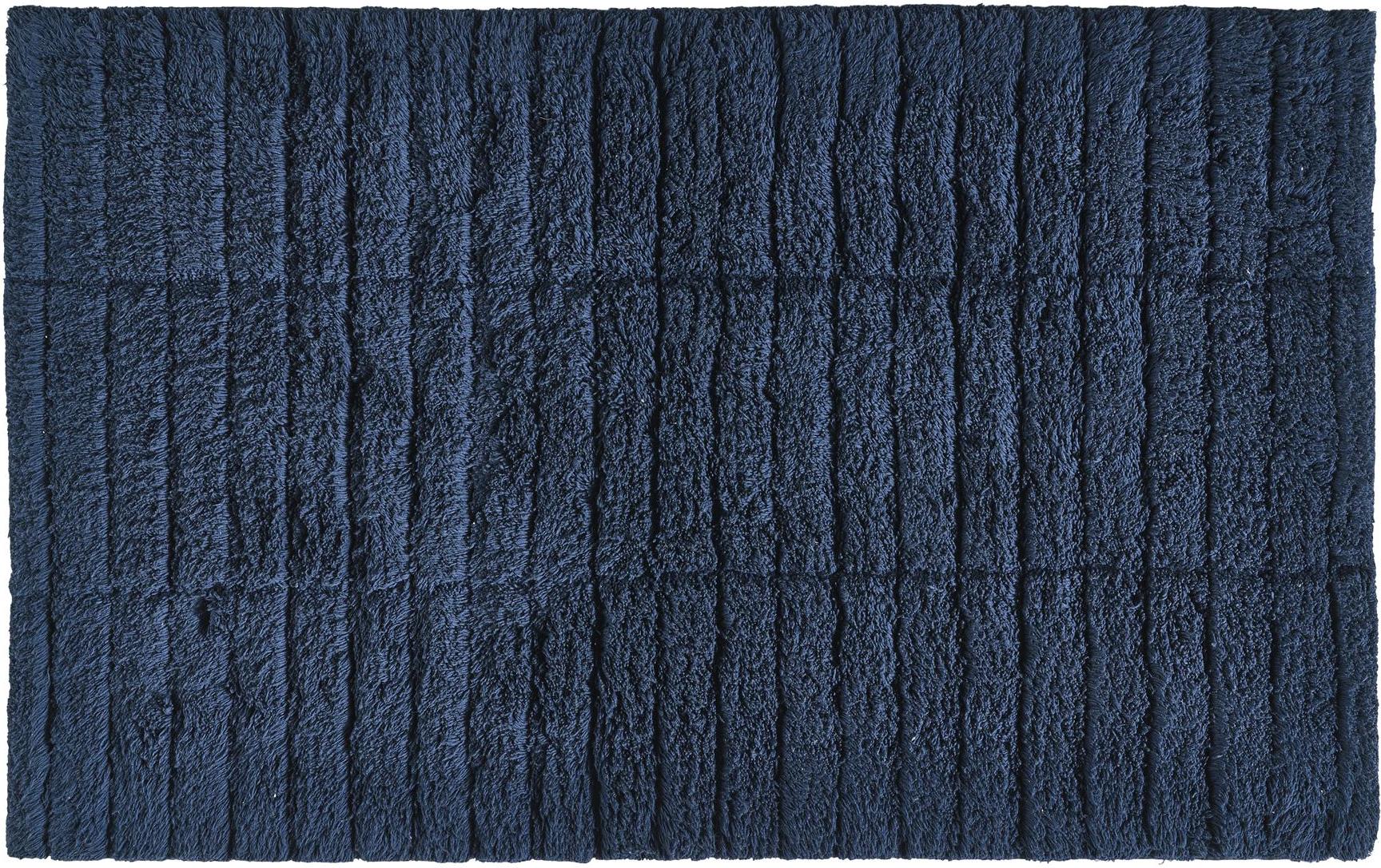 Dywanik łazienkowy Tiles granatowy