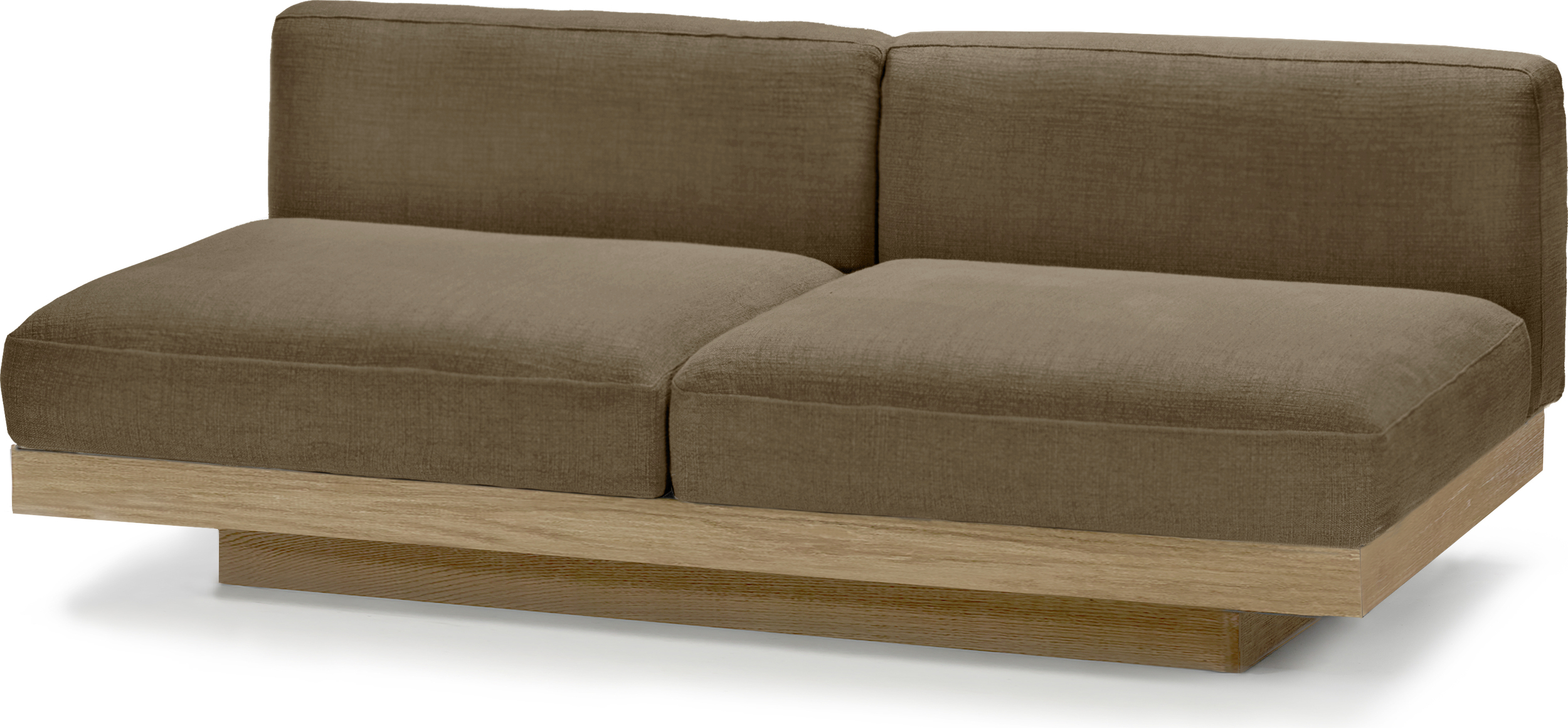 Sofa ogrodowa dwuosobowa Rudolph 186 cm camel