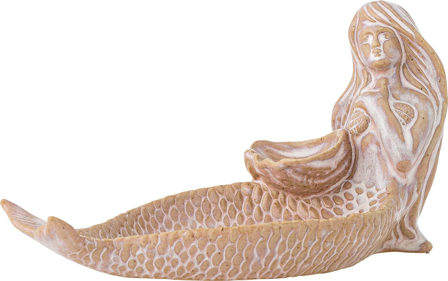 Taca dekoracyjna Abitha 19,5 cm beżowa