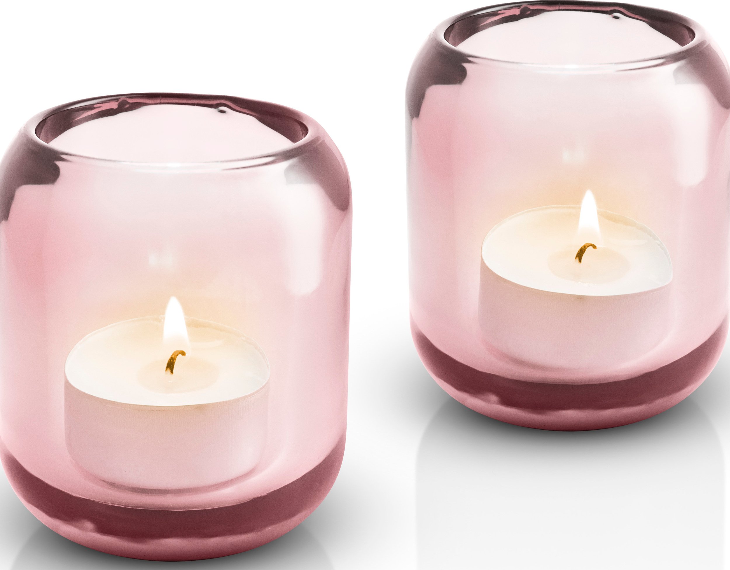 Świeczniki na tealighty Acorn różowe 2 szt.