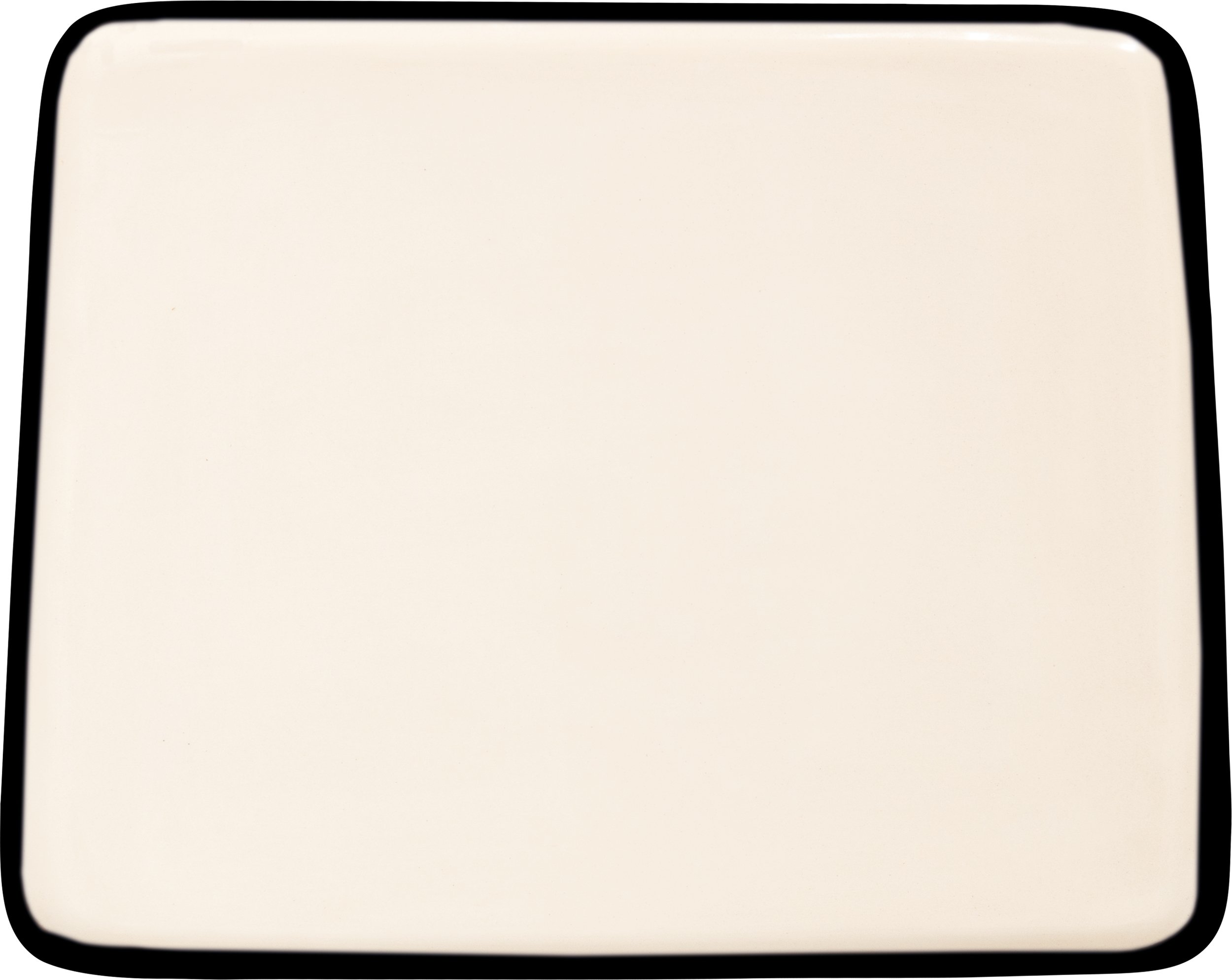 Talerz obiadowy Lido Rim 28 x 24 cm czarny