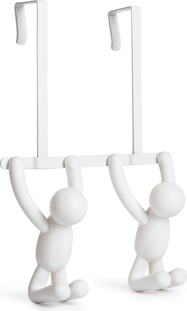 Wieszak na drzwi Buddy biały