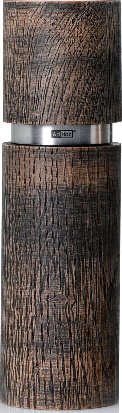 Młynek do soli lub pieprzu Textura L brązowoczarny