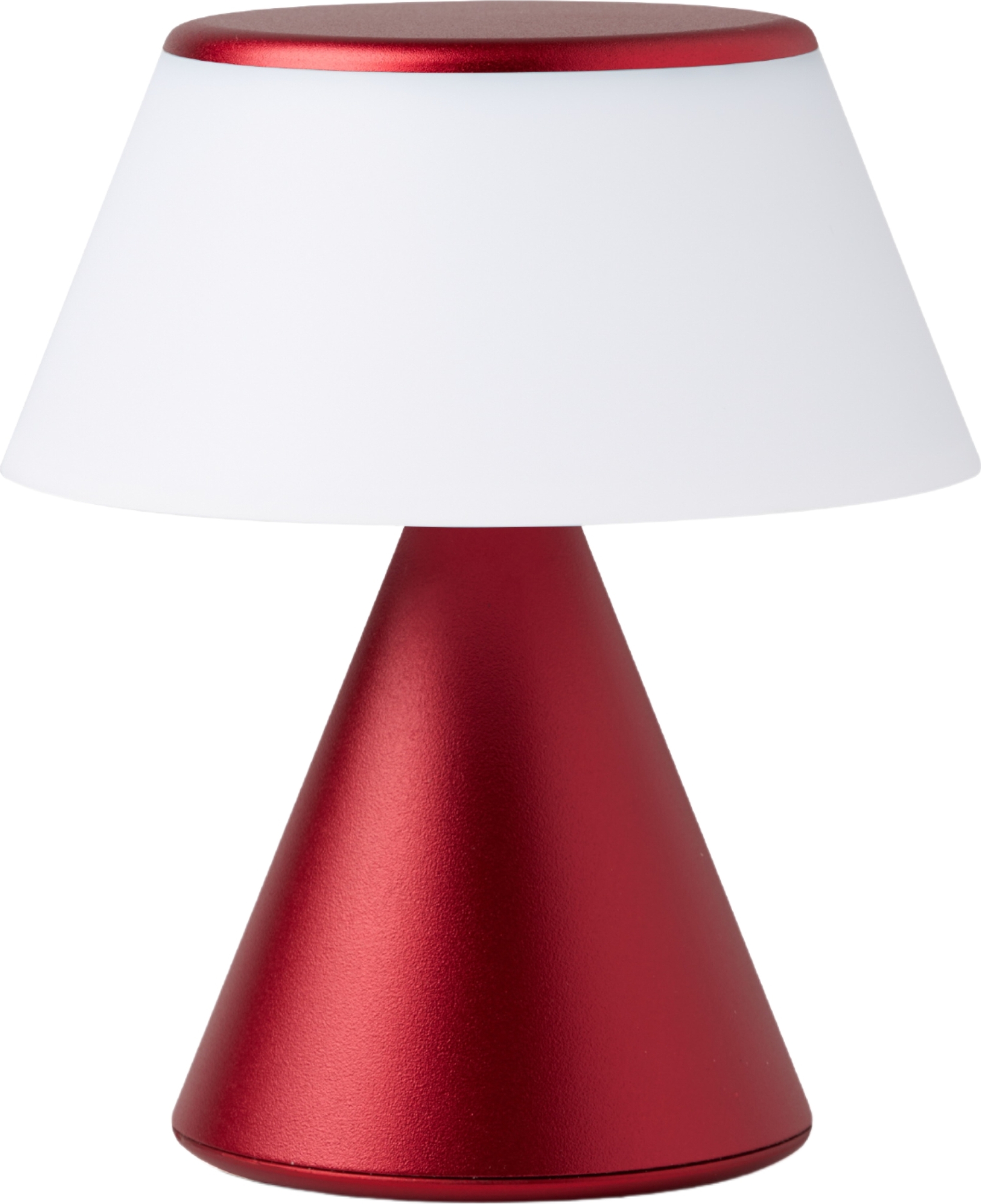 Lampa LED Luma M ciemnoczerwona