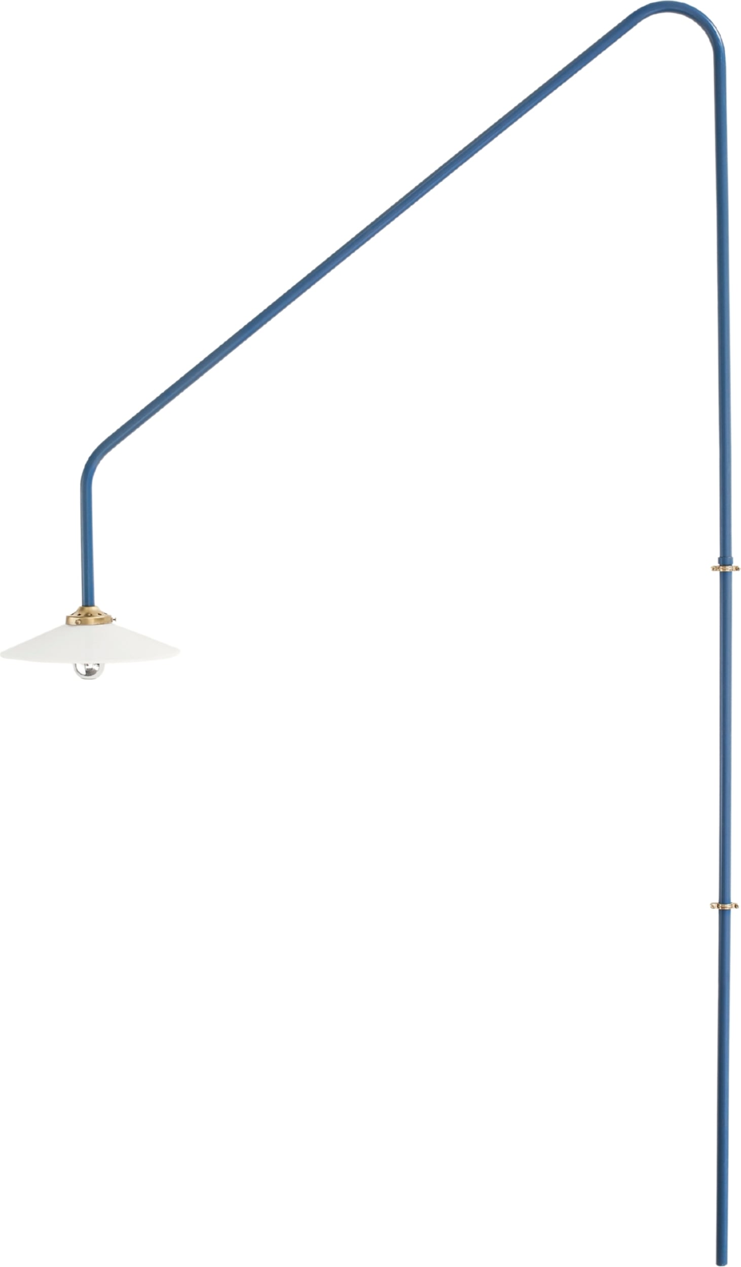 Lampa ścienna N°4 180 cm niebieska