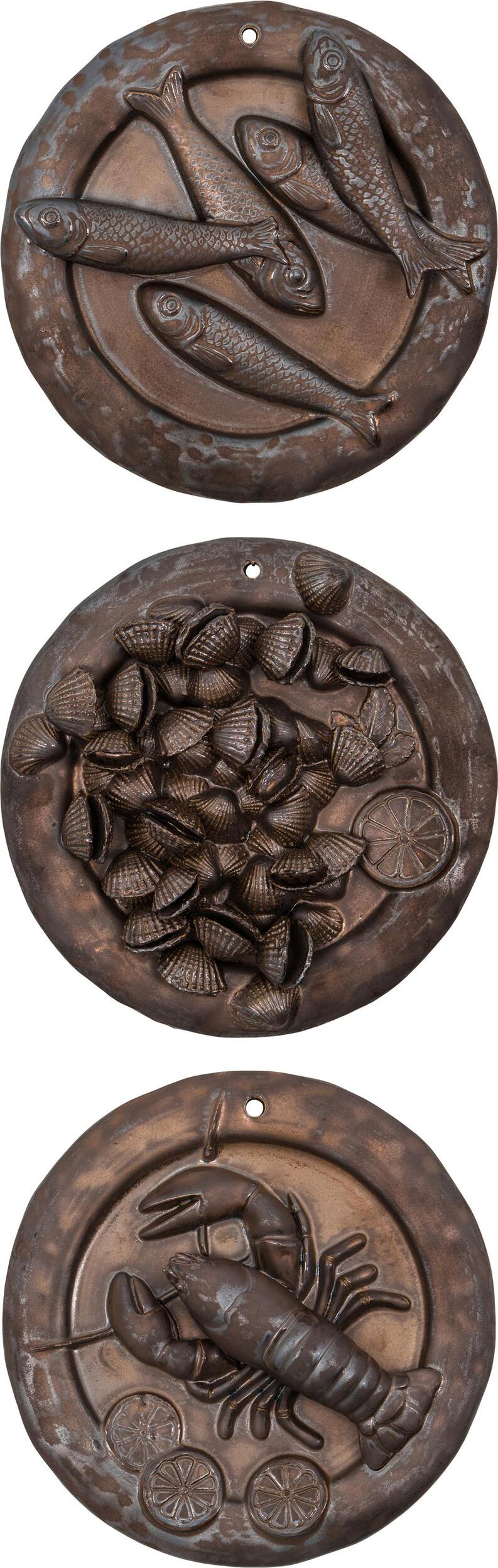 Dekoracje ścienne Plate 3 szt.