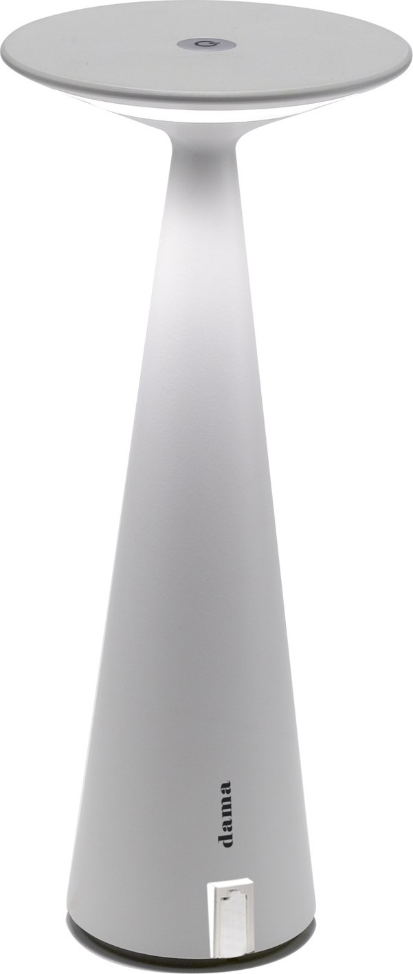 Lampa bezprzewodowa Dama 29 cm biała