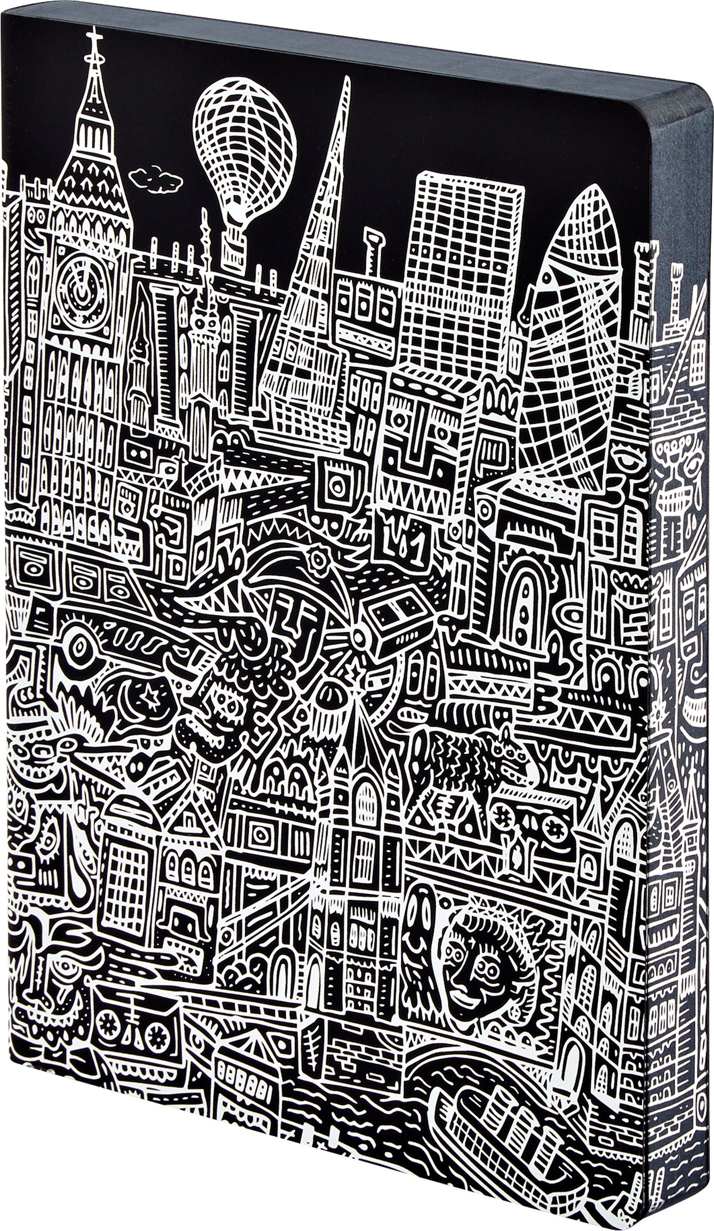 Notes w kropki Graphic Cities London L 256 stron 120 g/m²