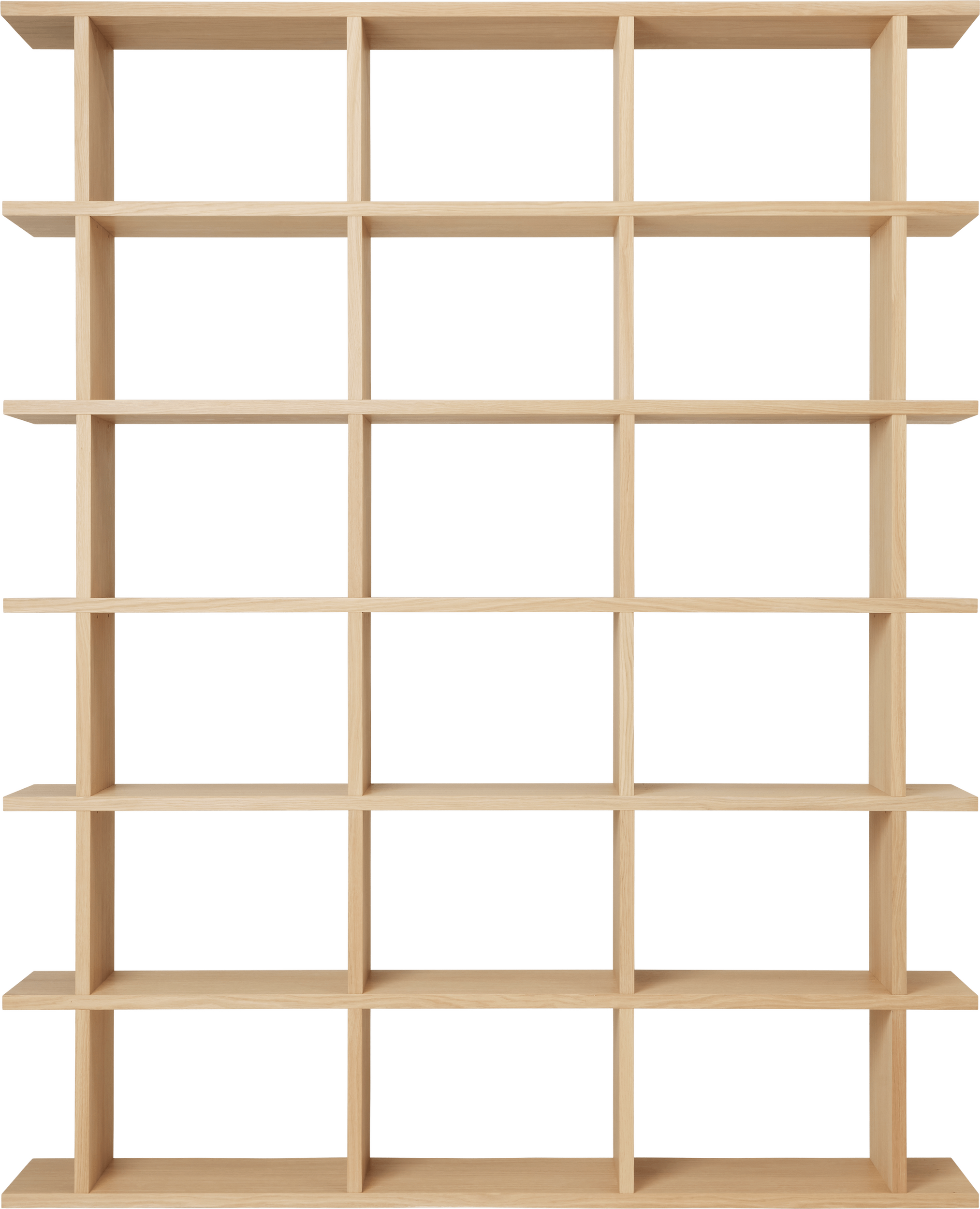 Regał na książki Kona 170 x 210 cm naturalny dąb