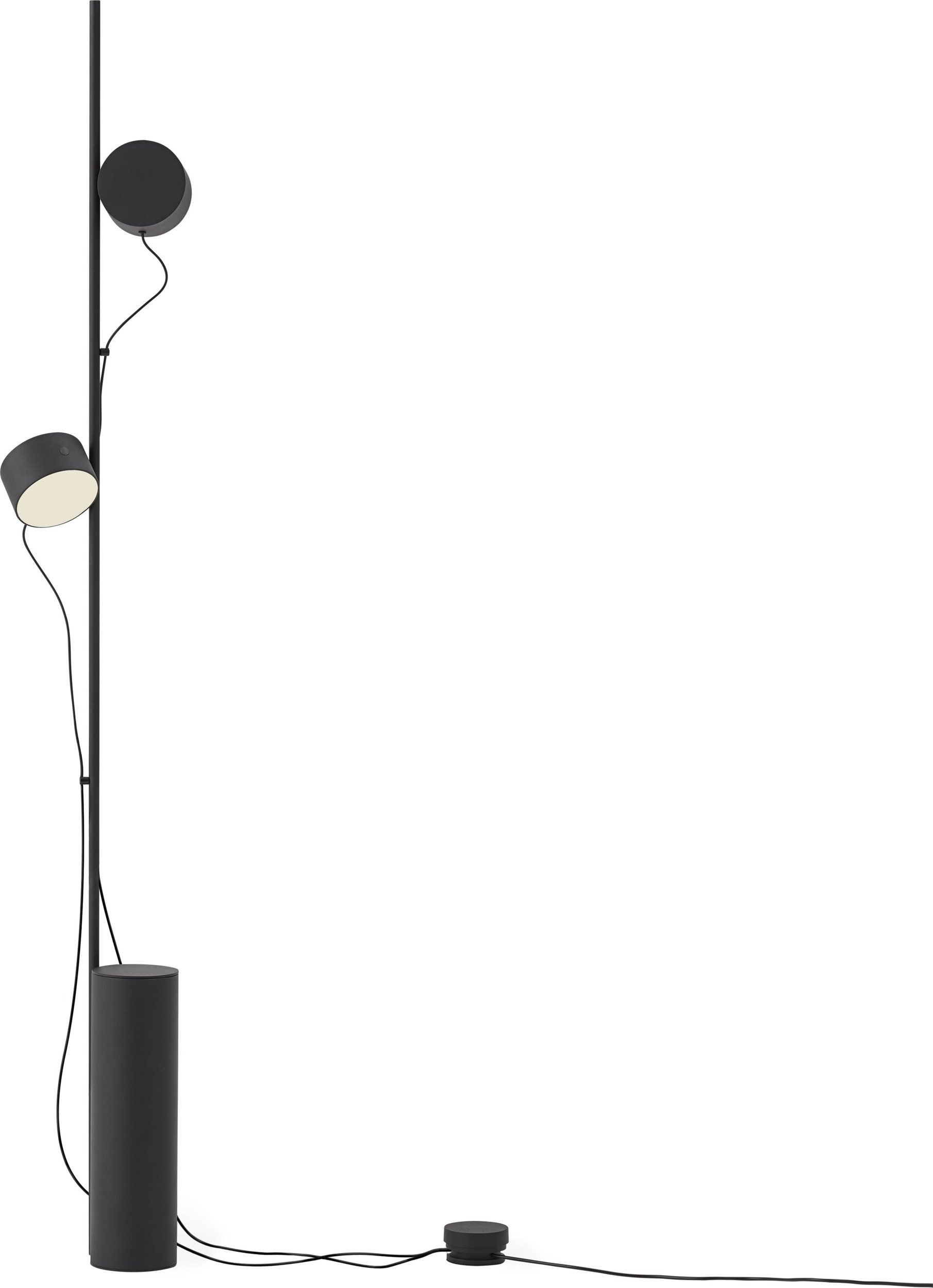 Lampa stojąca Post czarna