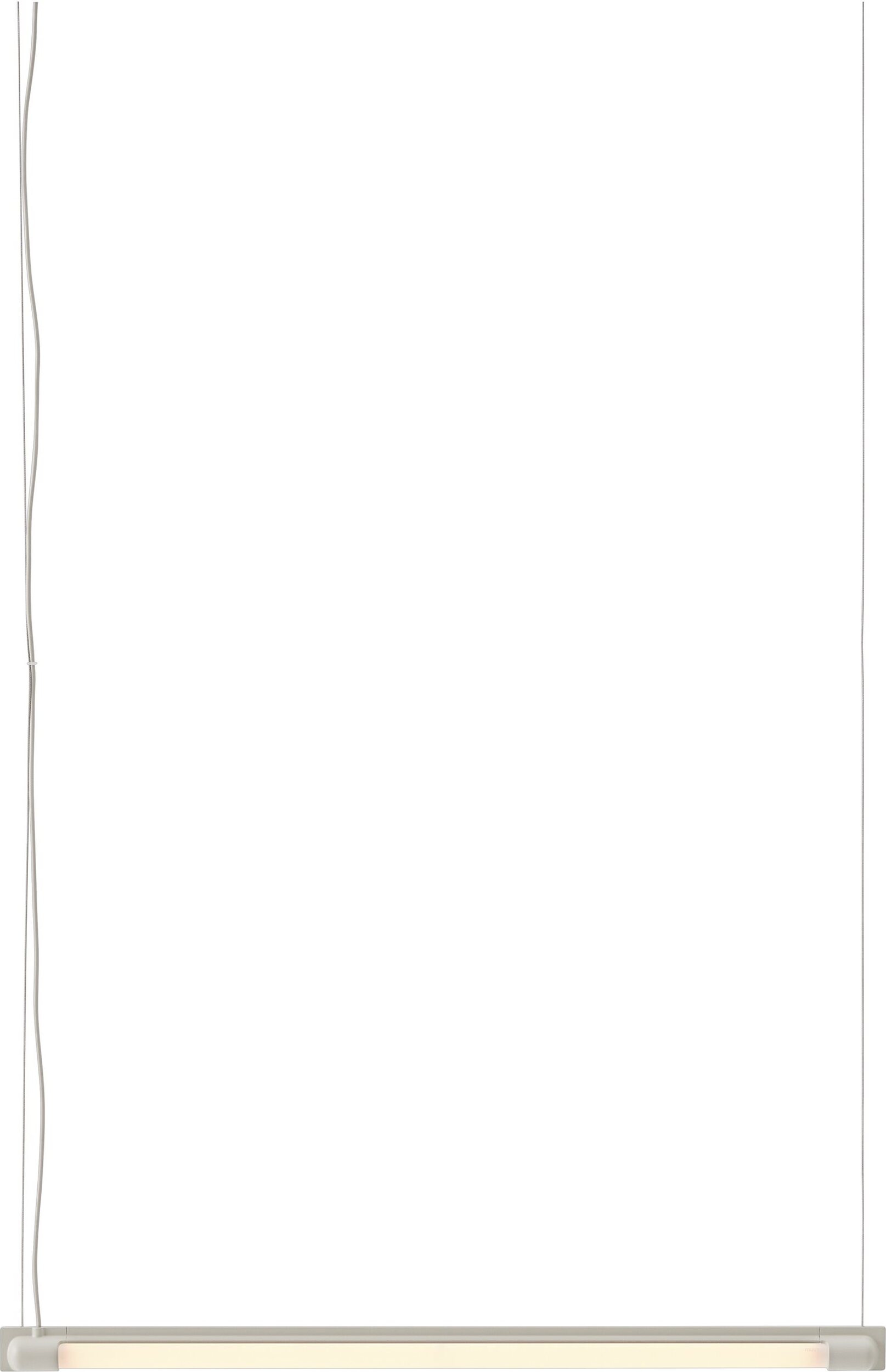 Lampa wisząca Fine Suspension 60 cm szara