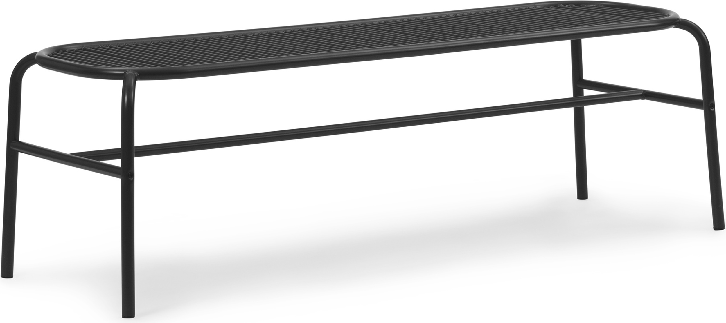 Ławka ogrodowa Vig czarna